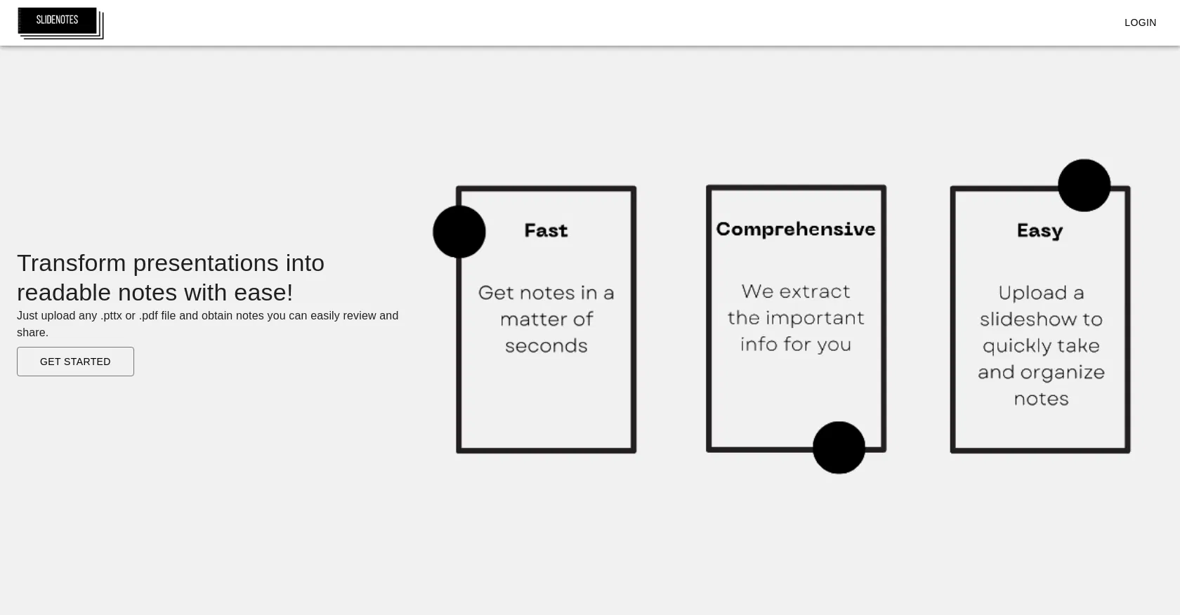 SlideNotes screenshot