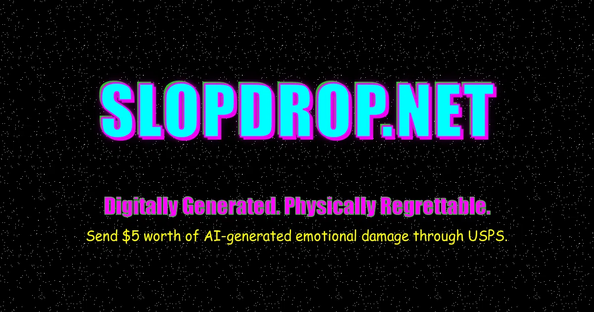 SLOPDROP.NET screenshot