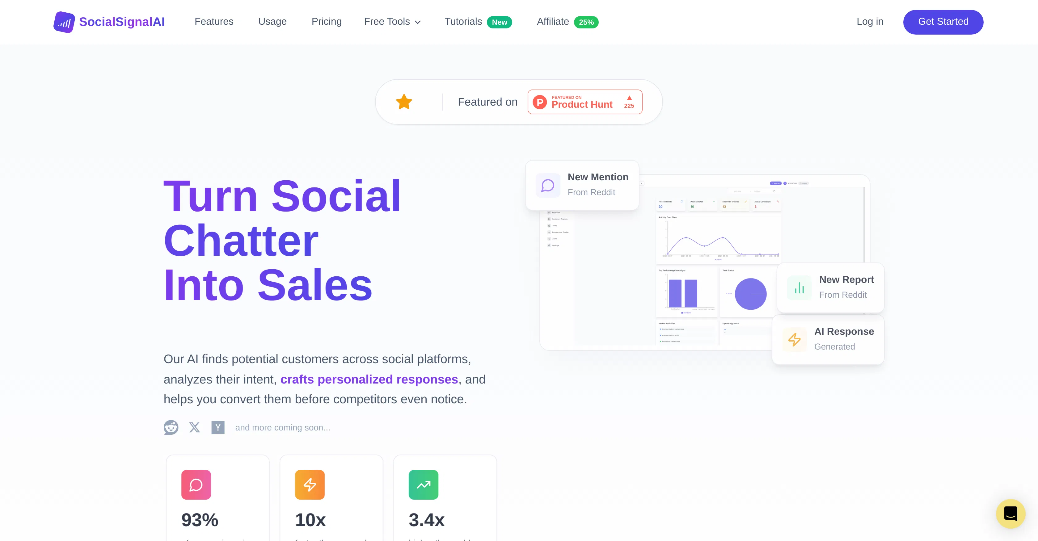SocialSignal AI screenshot