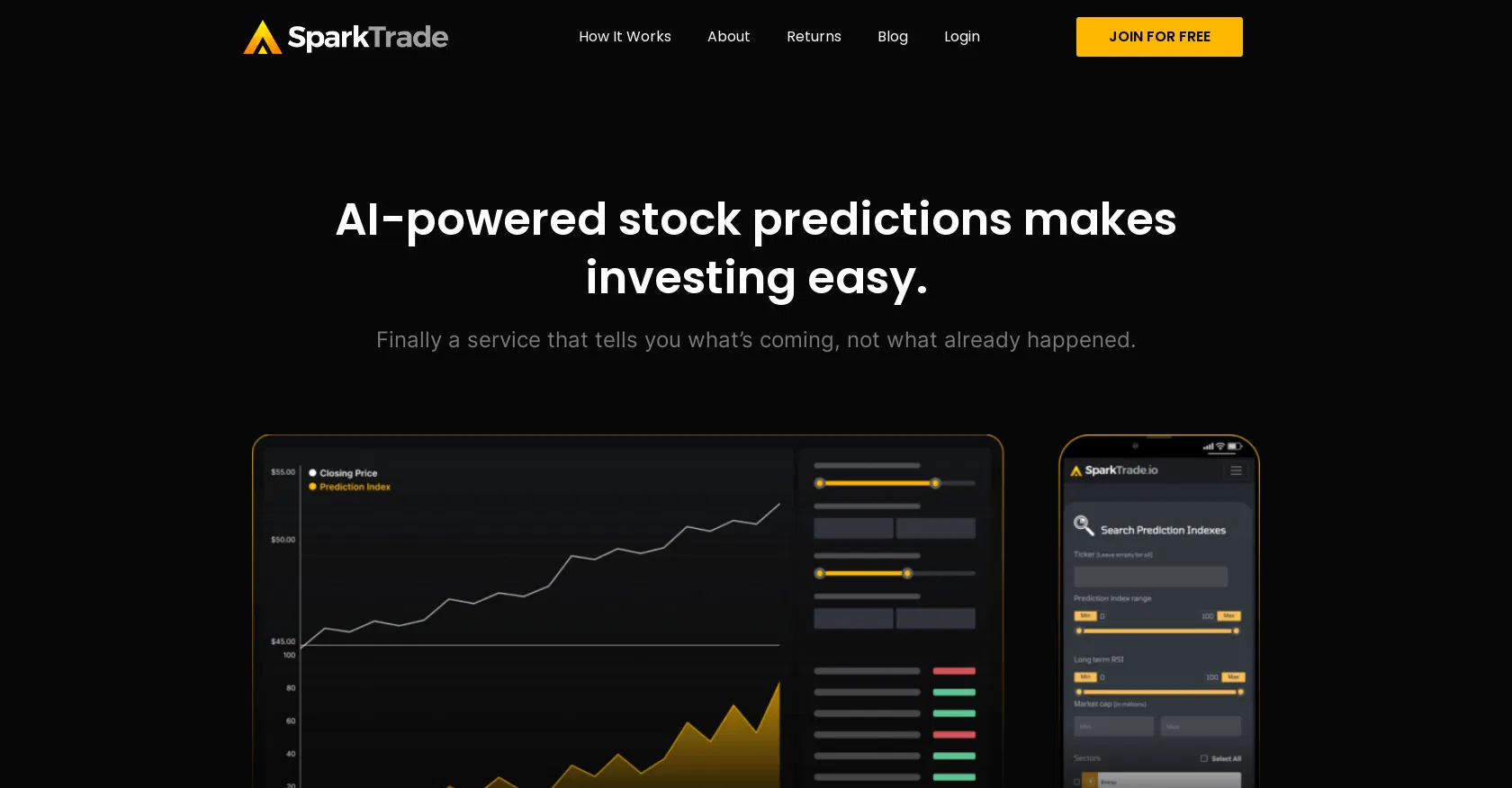 Sparktrade screenshot