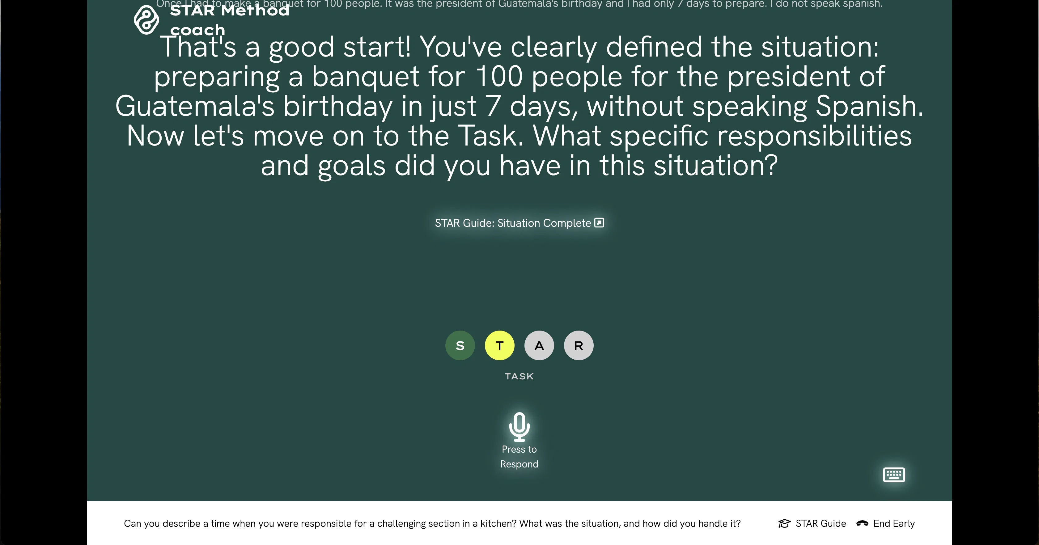 Star Method Coach screenshot