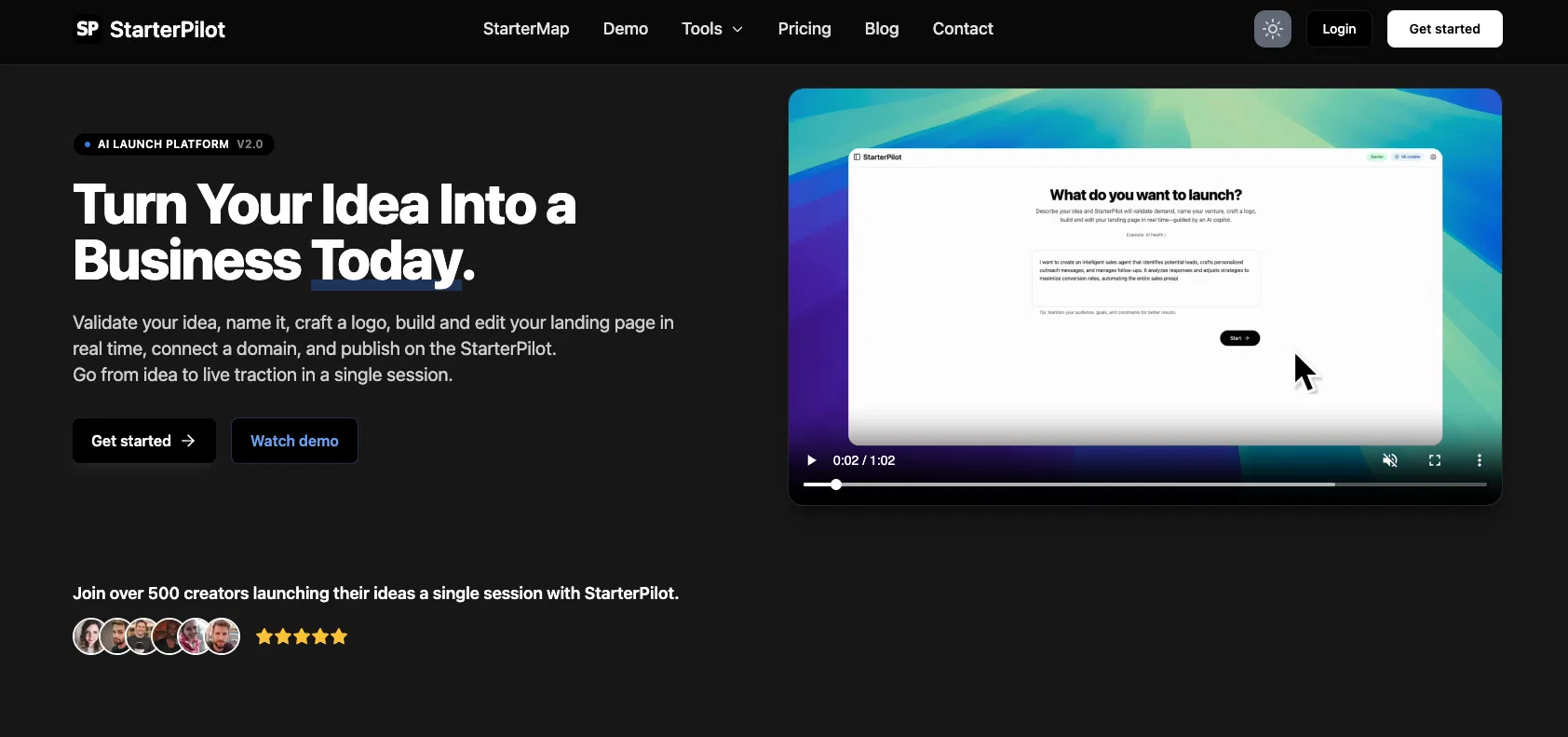 StarterPilot screenshot