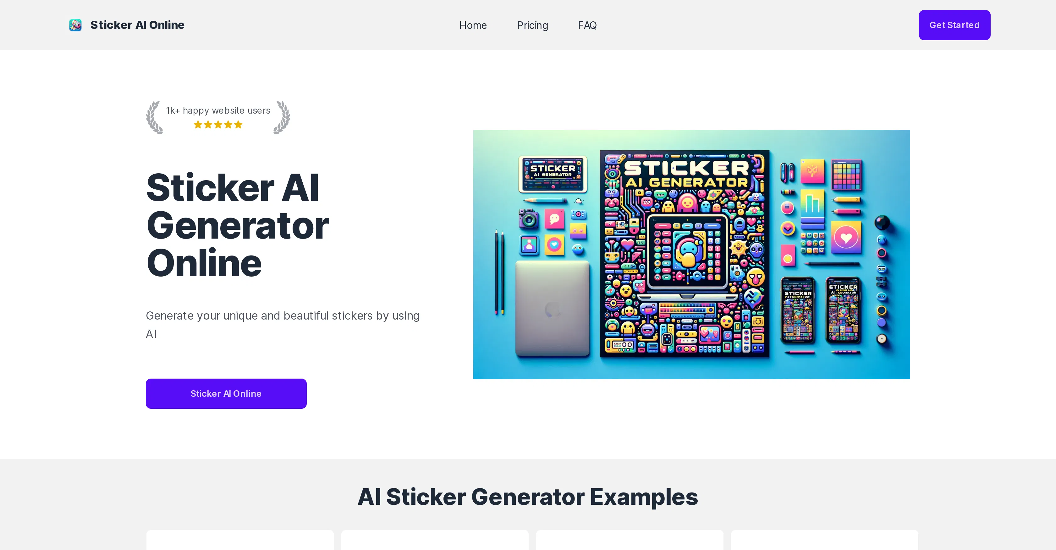 Sticker AI Online screenshot