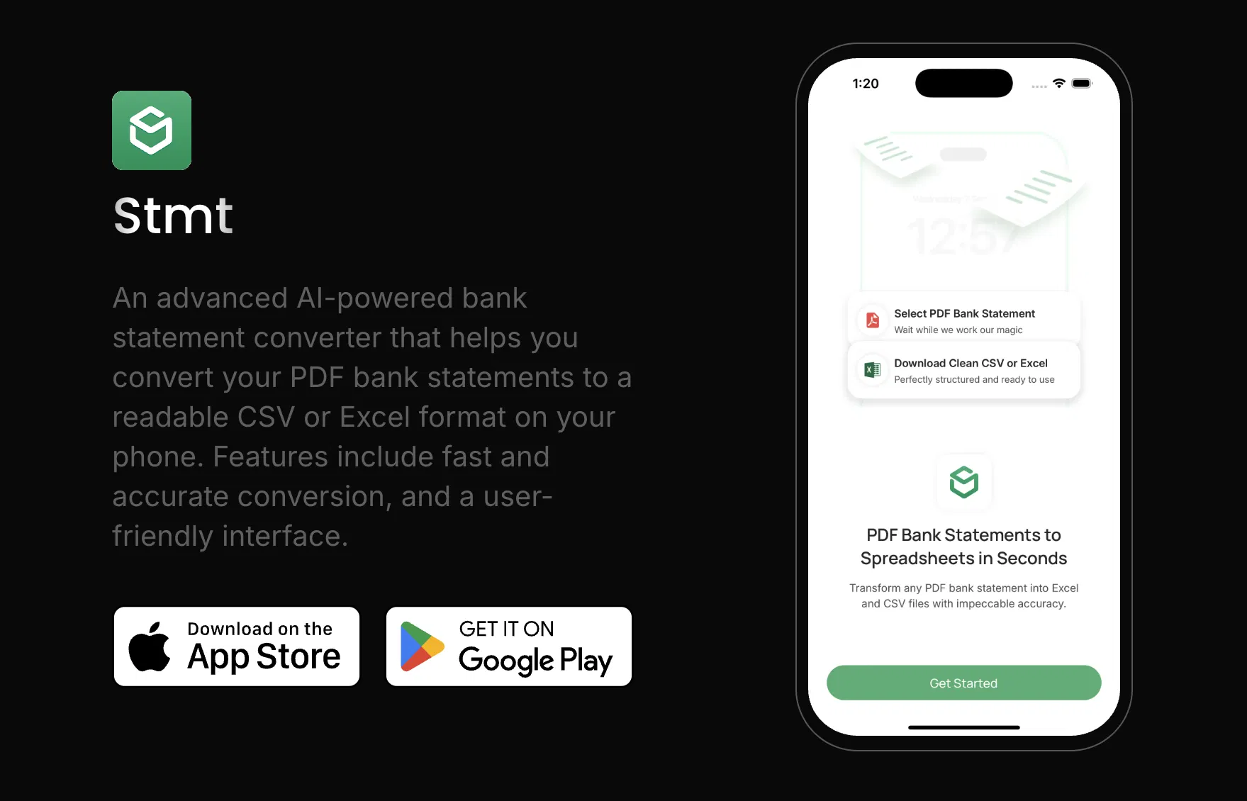 Stmt: Bank Statement Converter screenshot