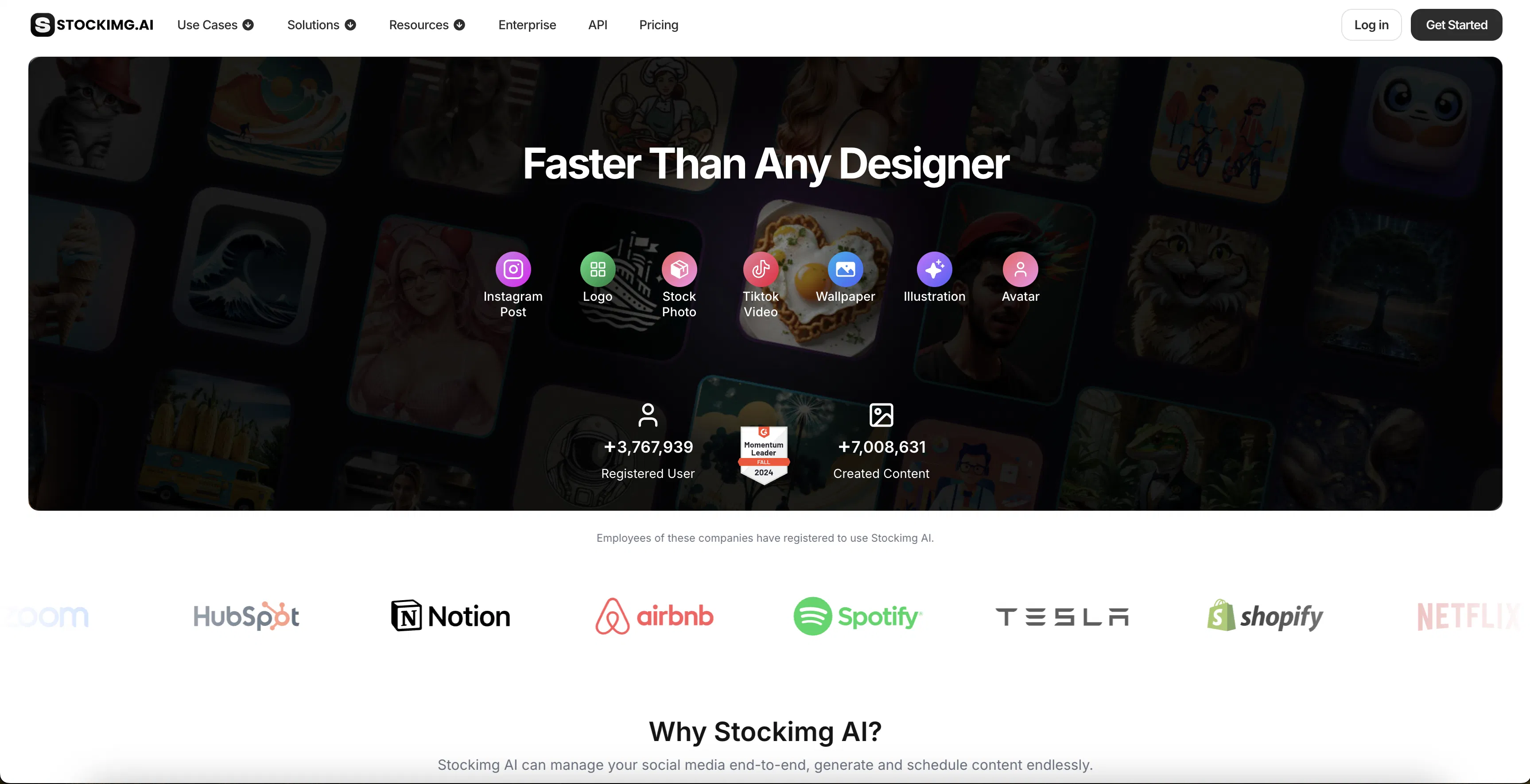 Stockimg AI screenshot