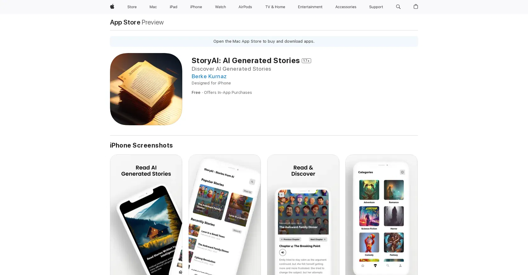 StoryAI screenshot