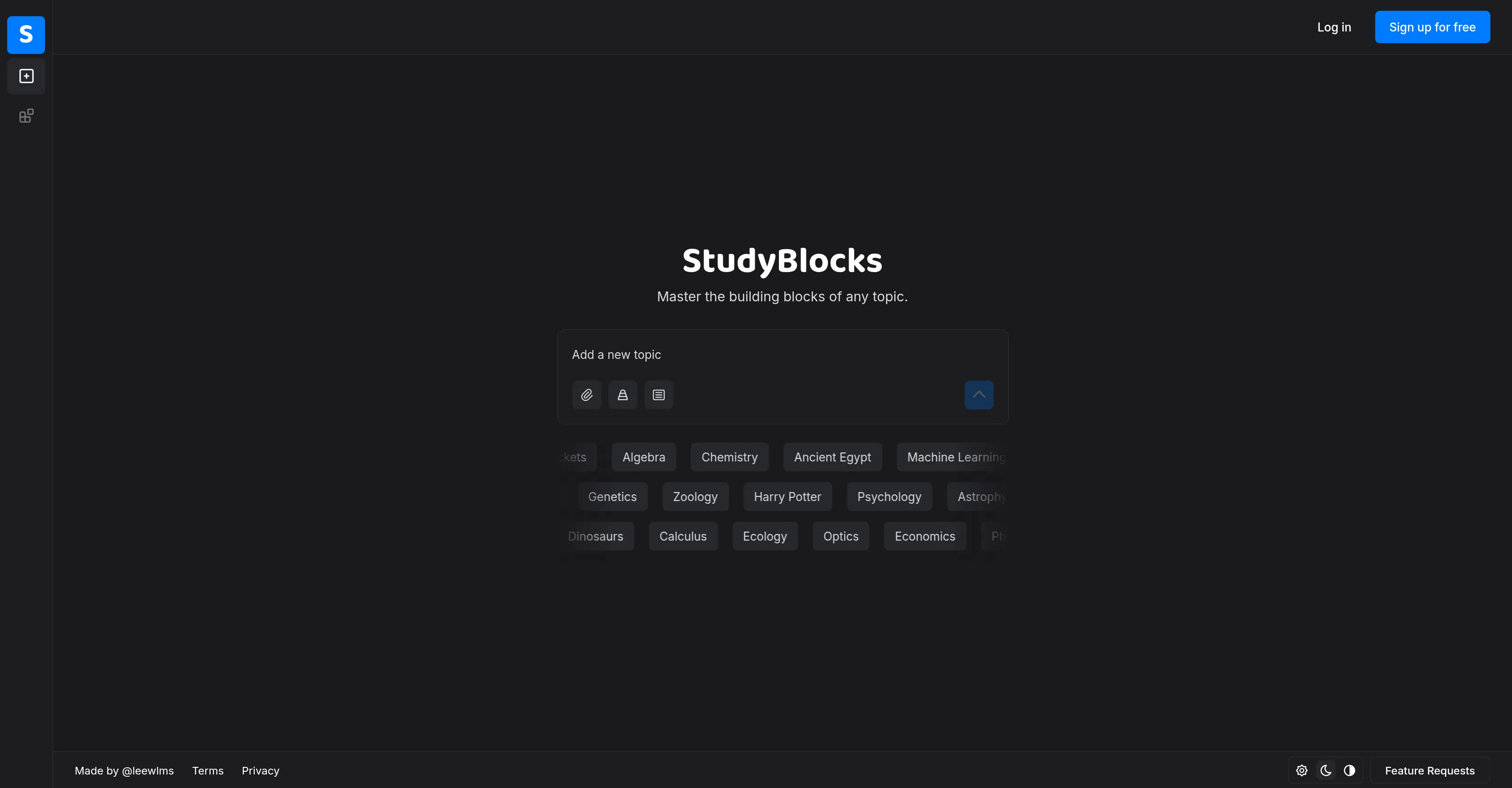 StudyBlocks screenshot