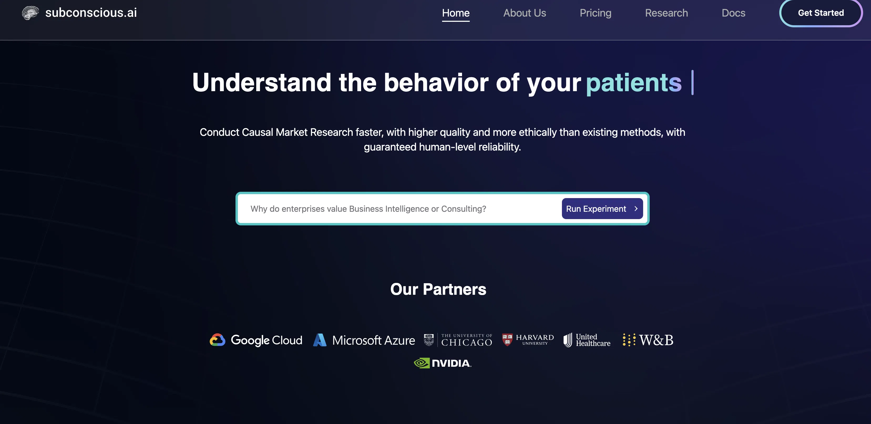 Subconscious AI screenshot