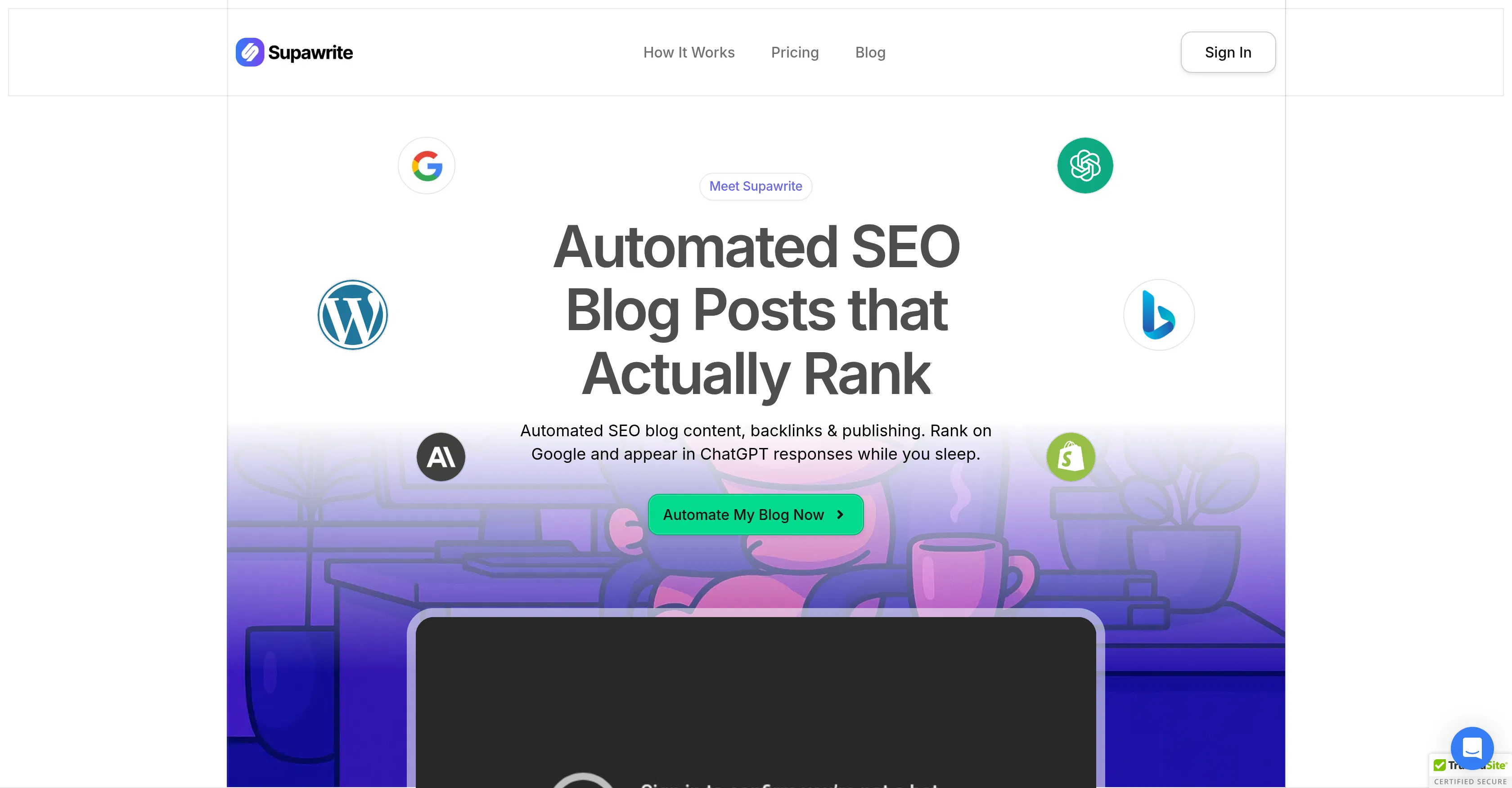 Supawrite screenshot