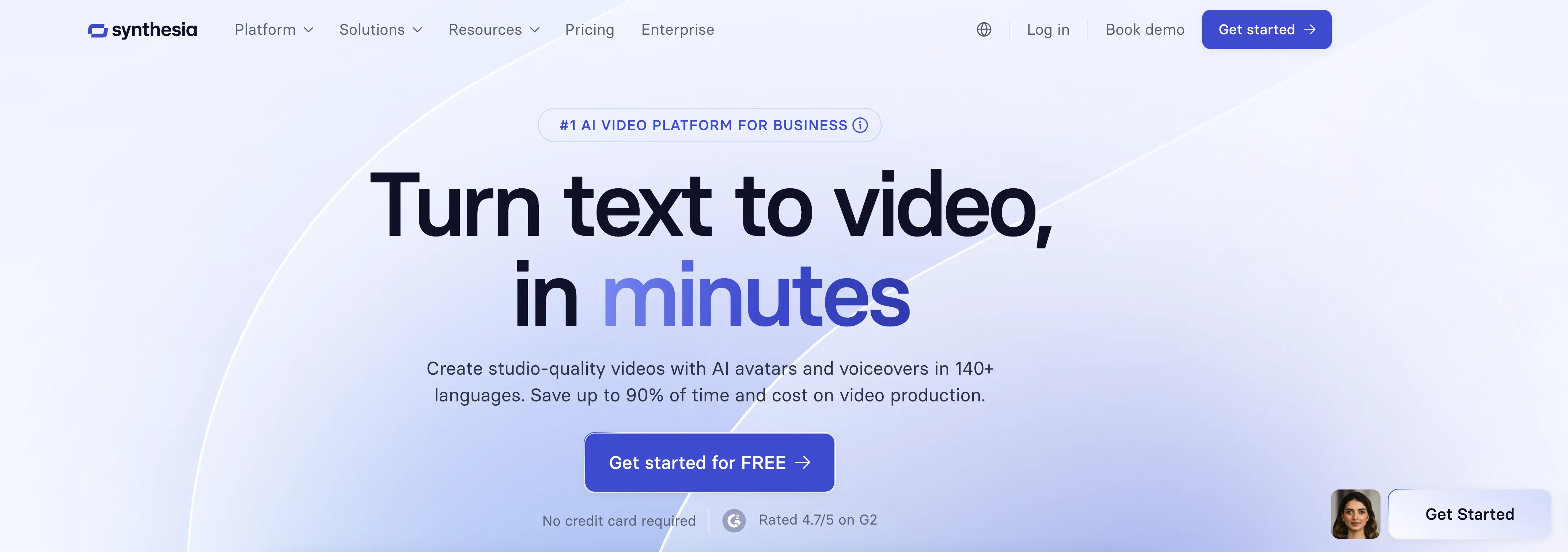 Synthesia screenshot