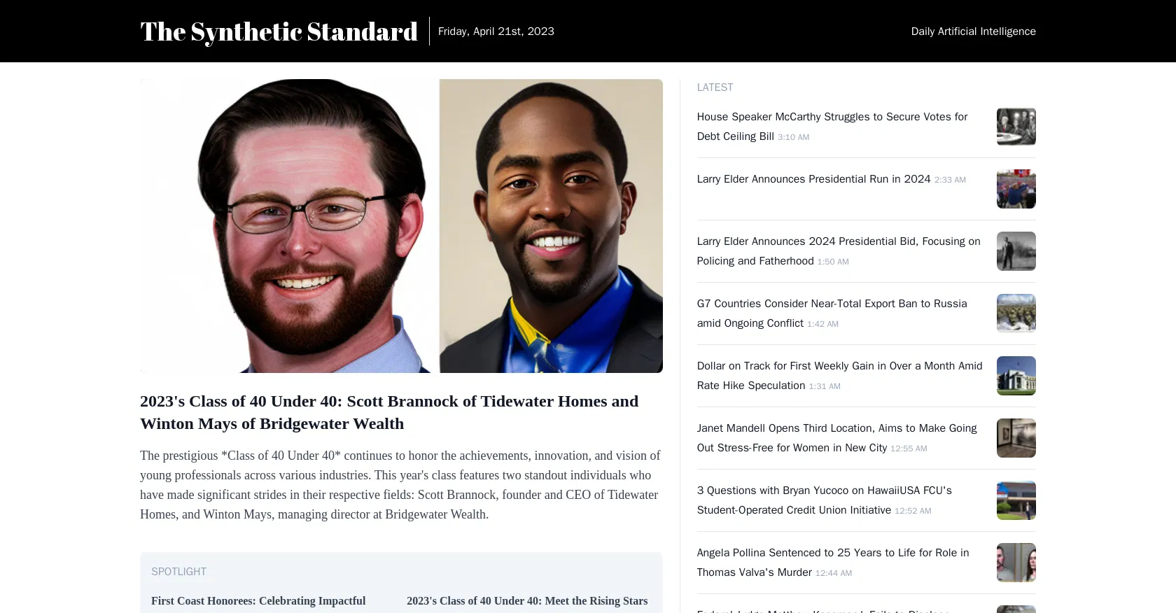 Synthetic Standard screenshot