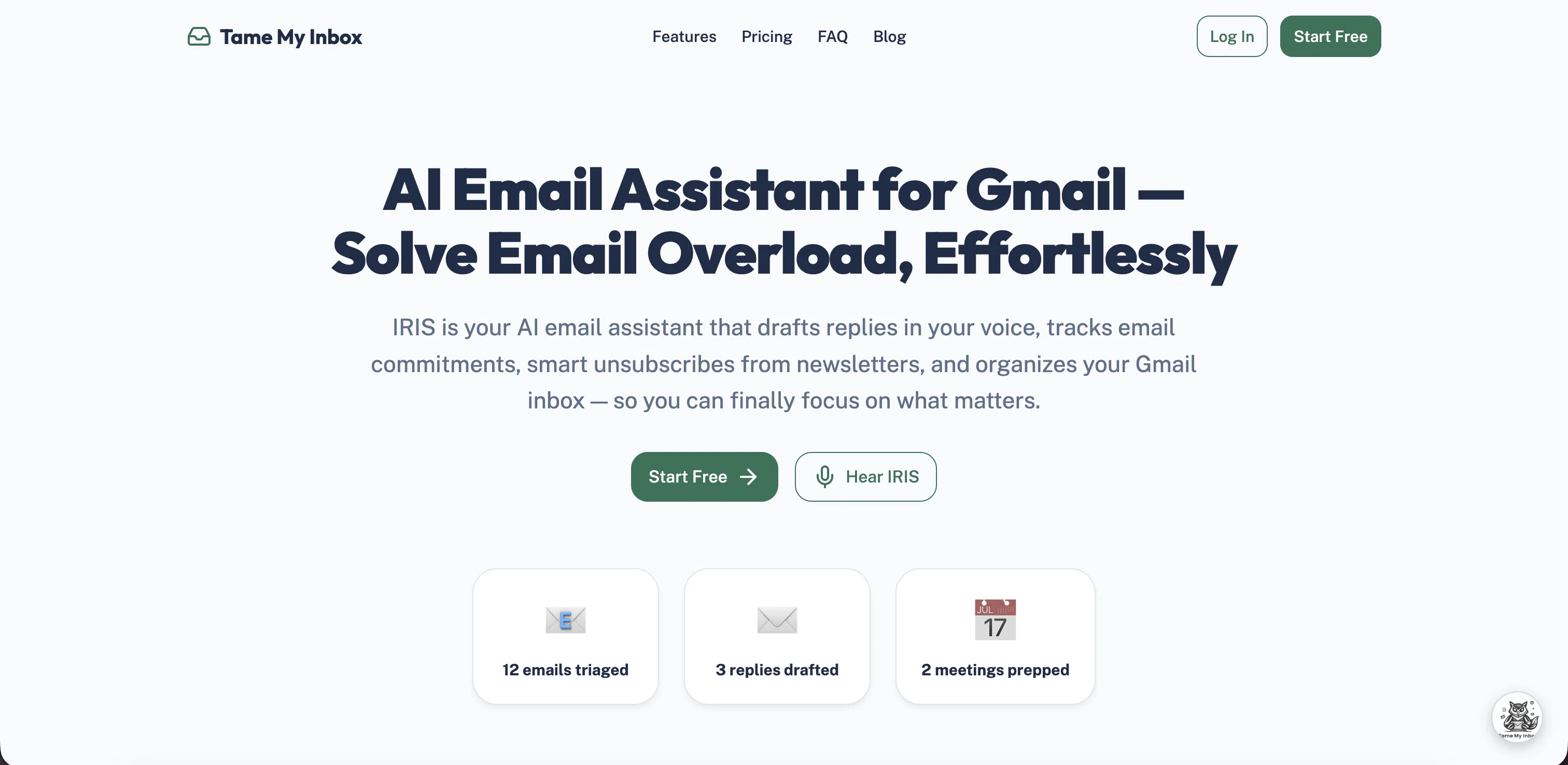 Tame My Inbox screenshot