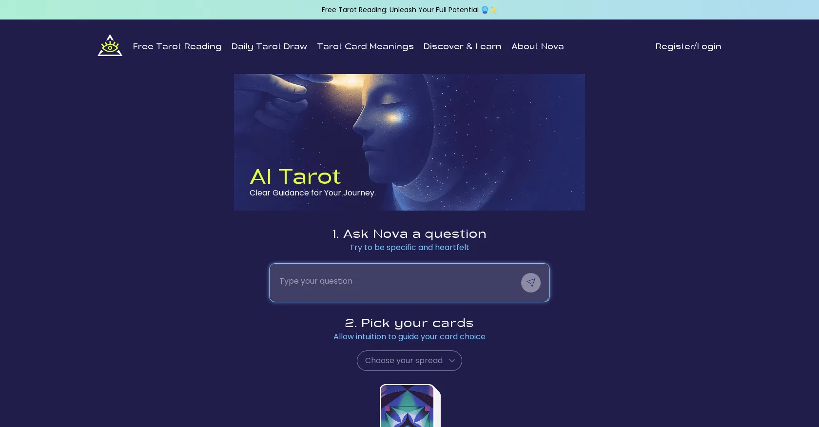 Tarotnova screenshot
