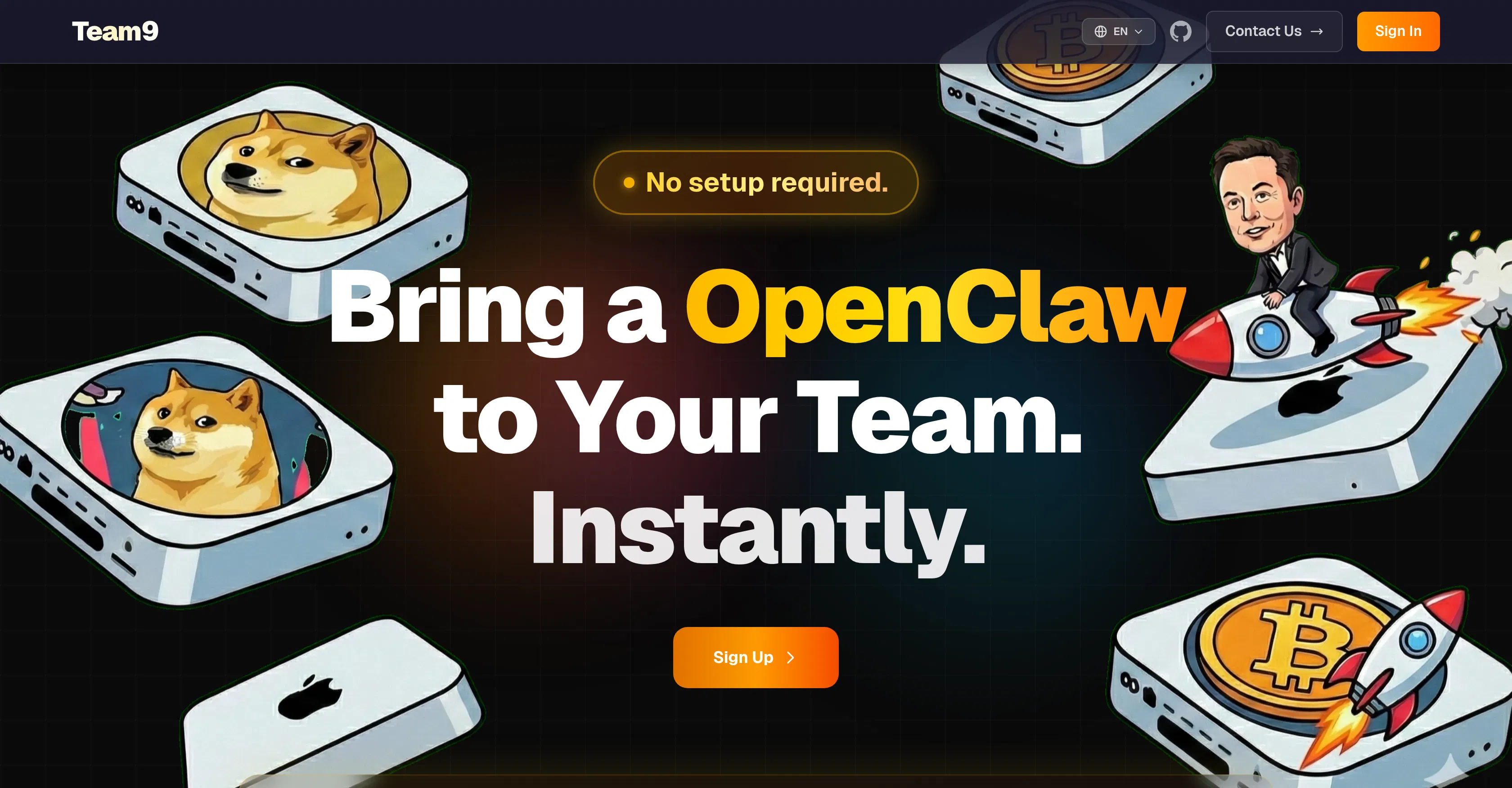 Team9 - OpenClaw AI Agent screenshot