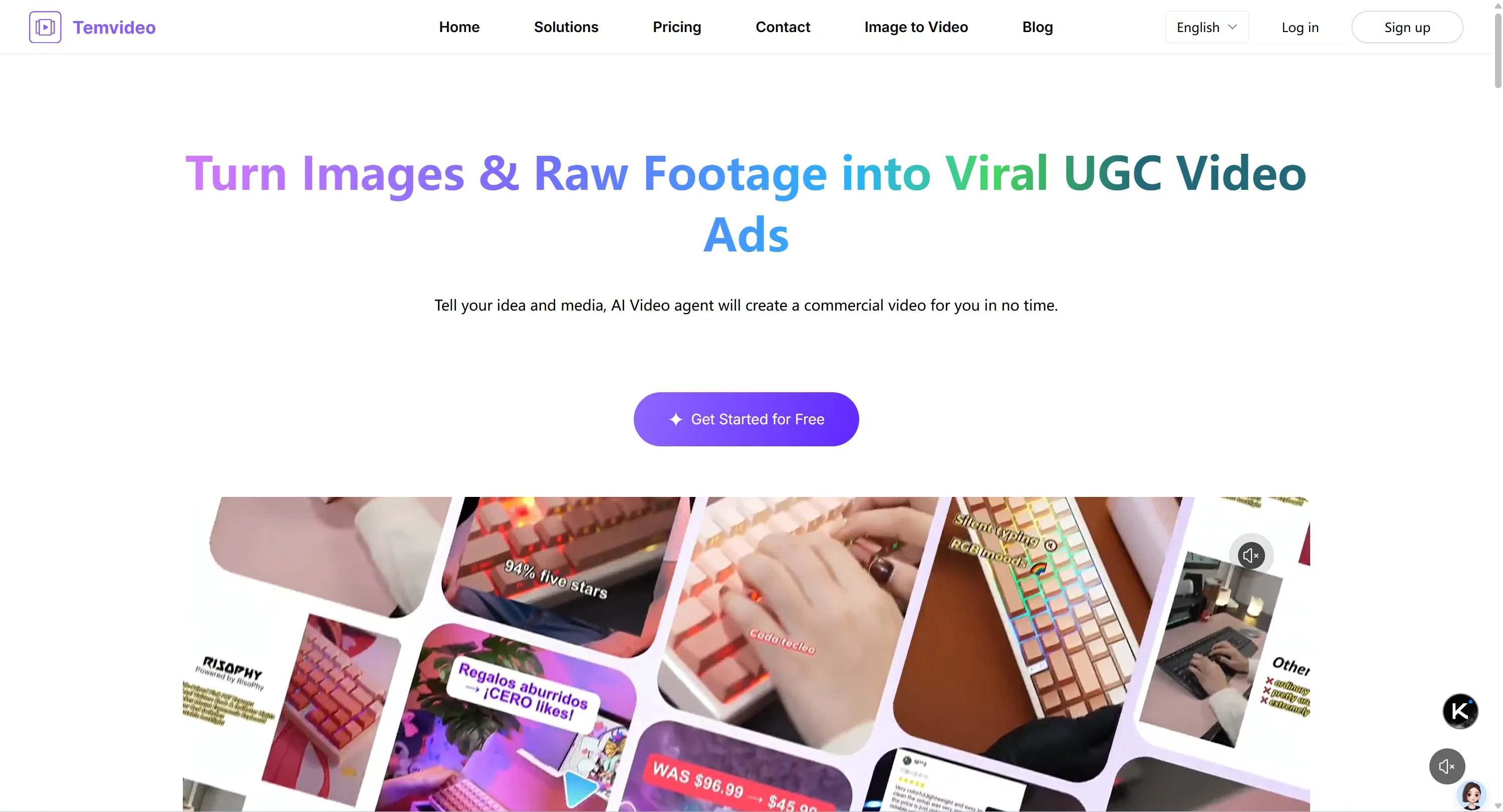 TemVideo AI Video Ad Maker screenshot