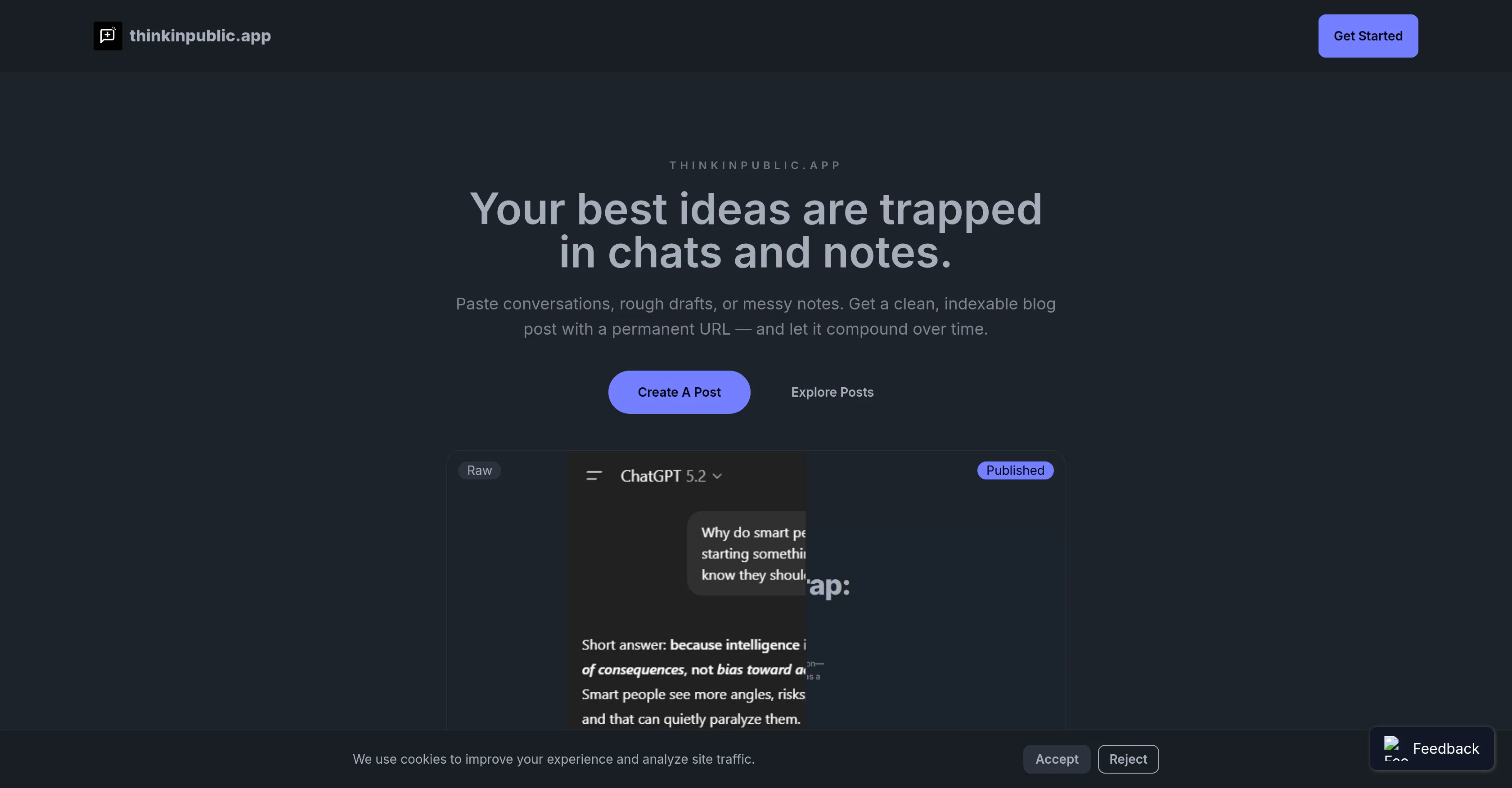 ThinkInPublic screenshot