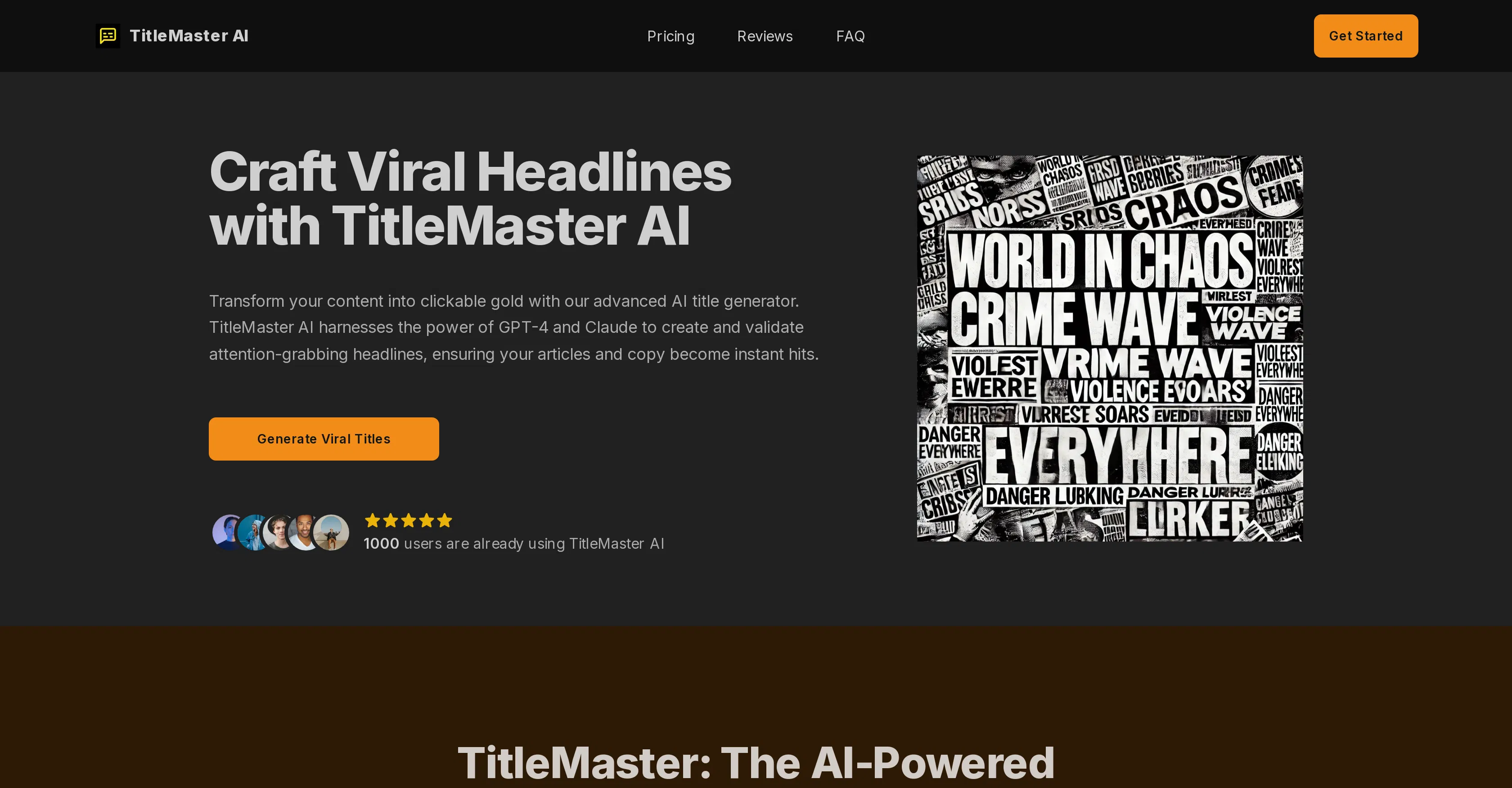 TitleMaster AI screenshot