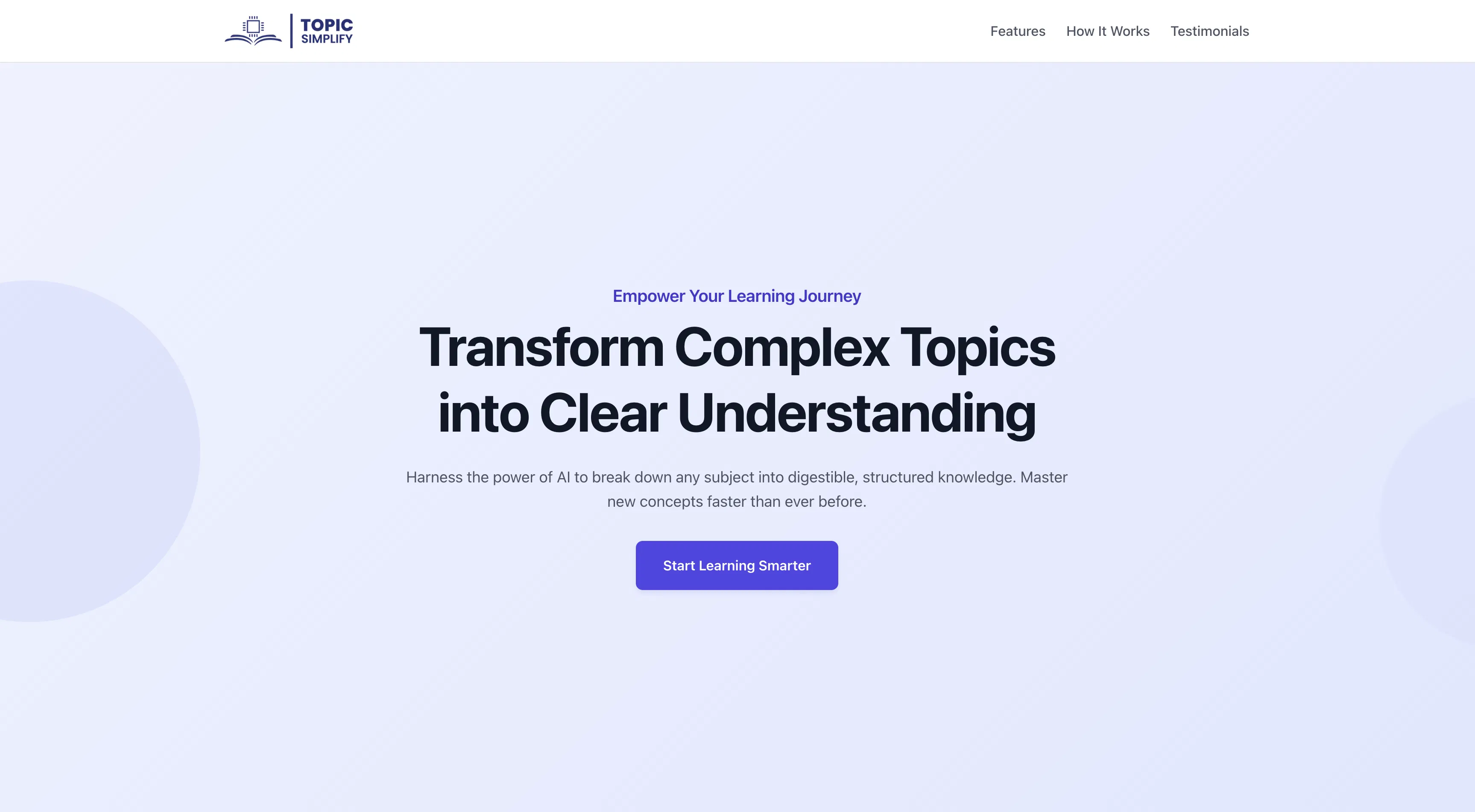 TopicSimplify screenshot