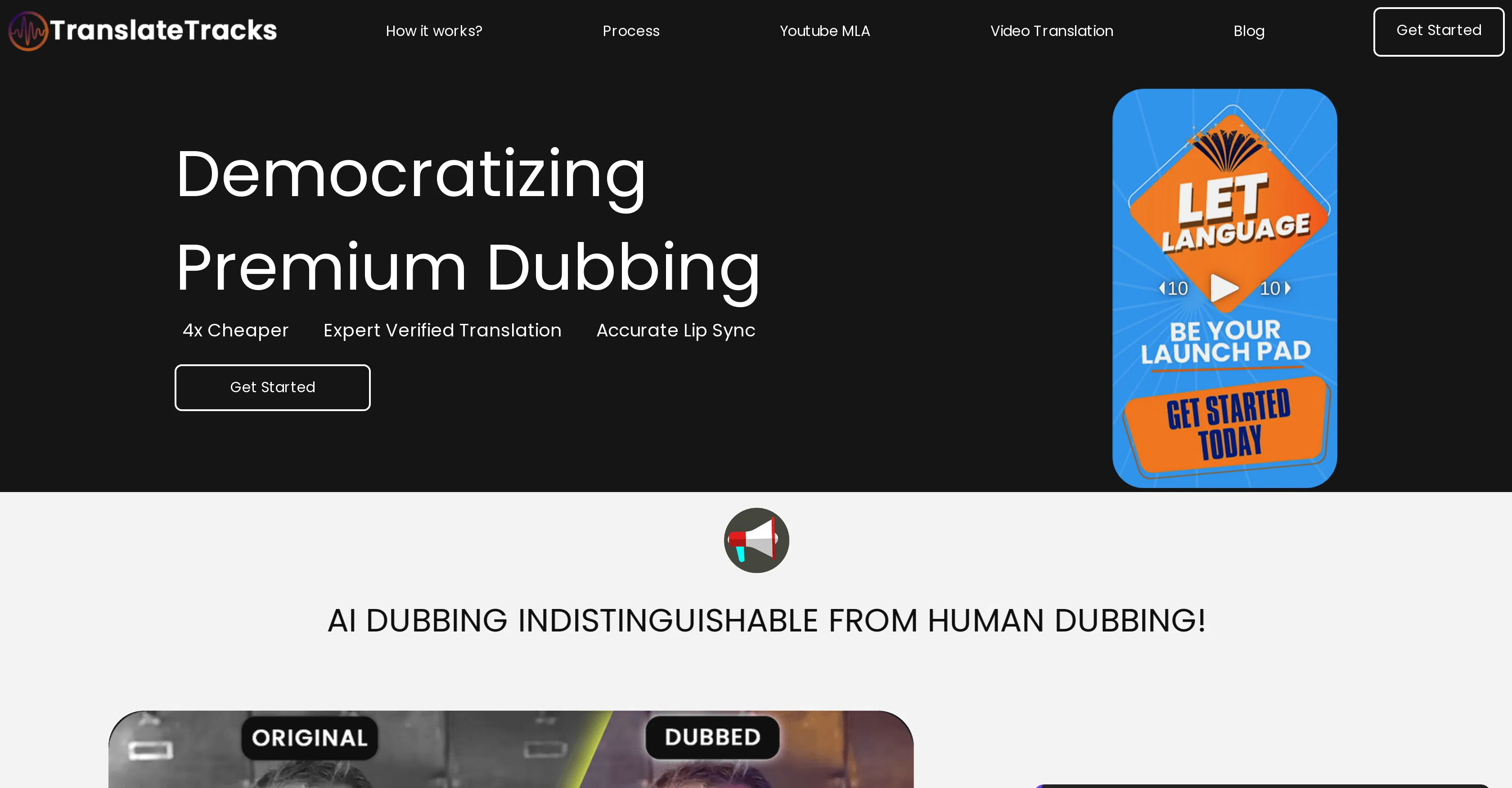 TranslateTracks screenshot