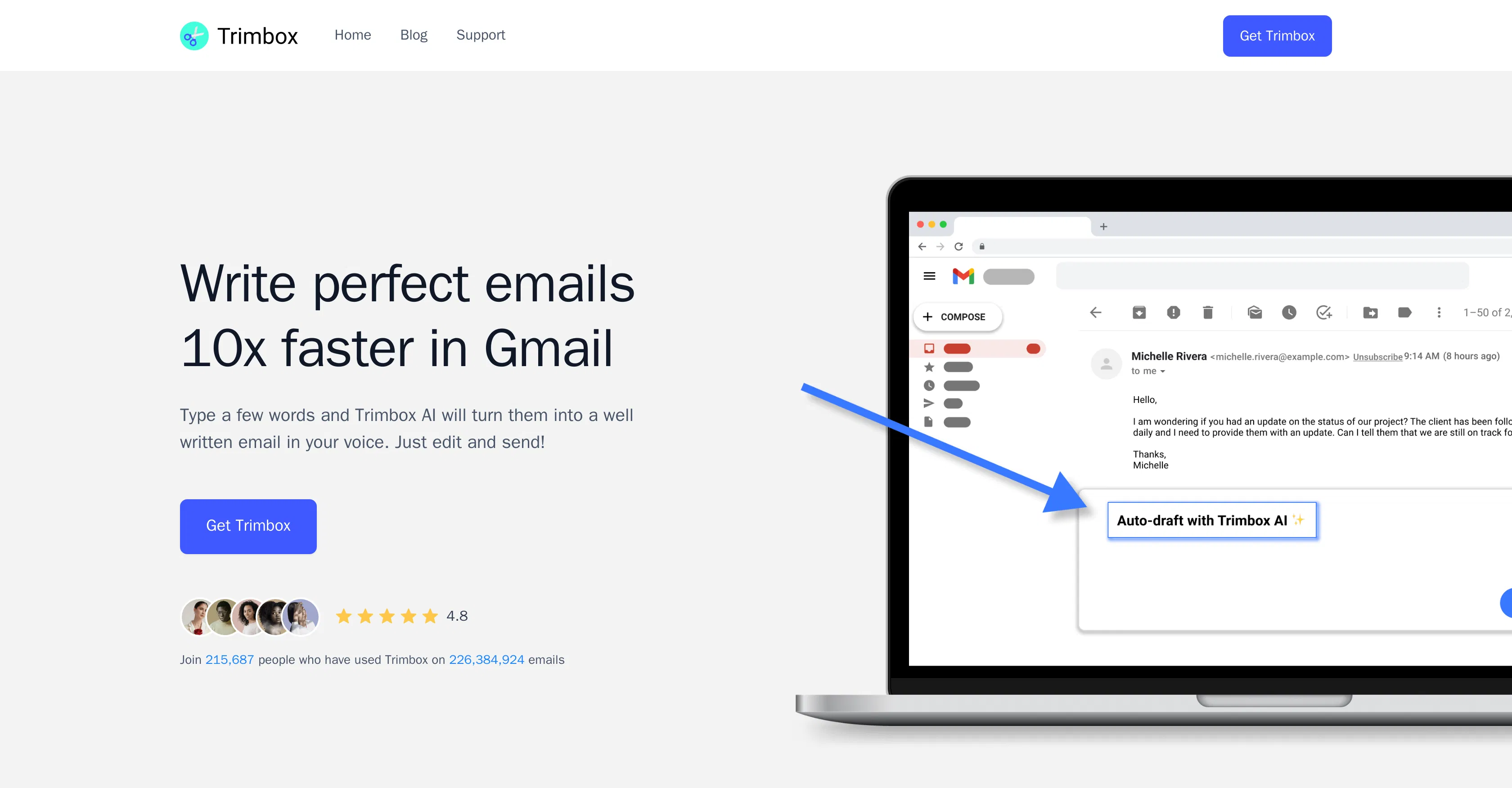 Trimbox AI Assistant screenshot