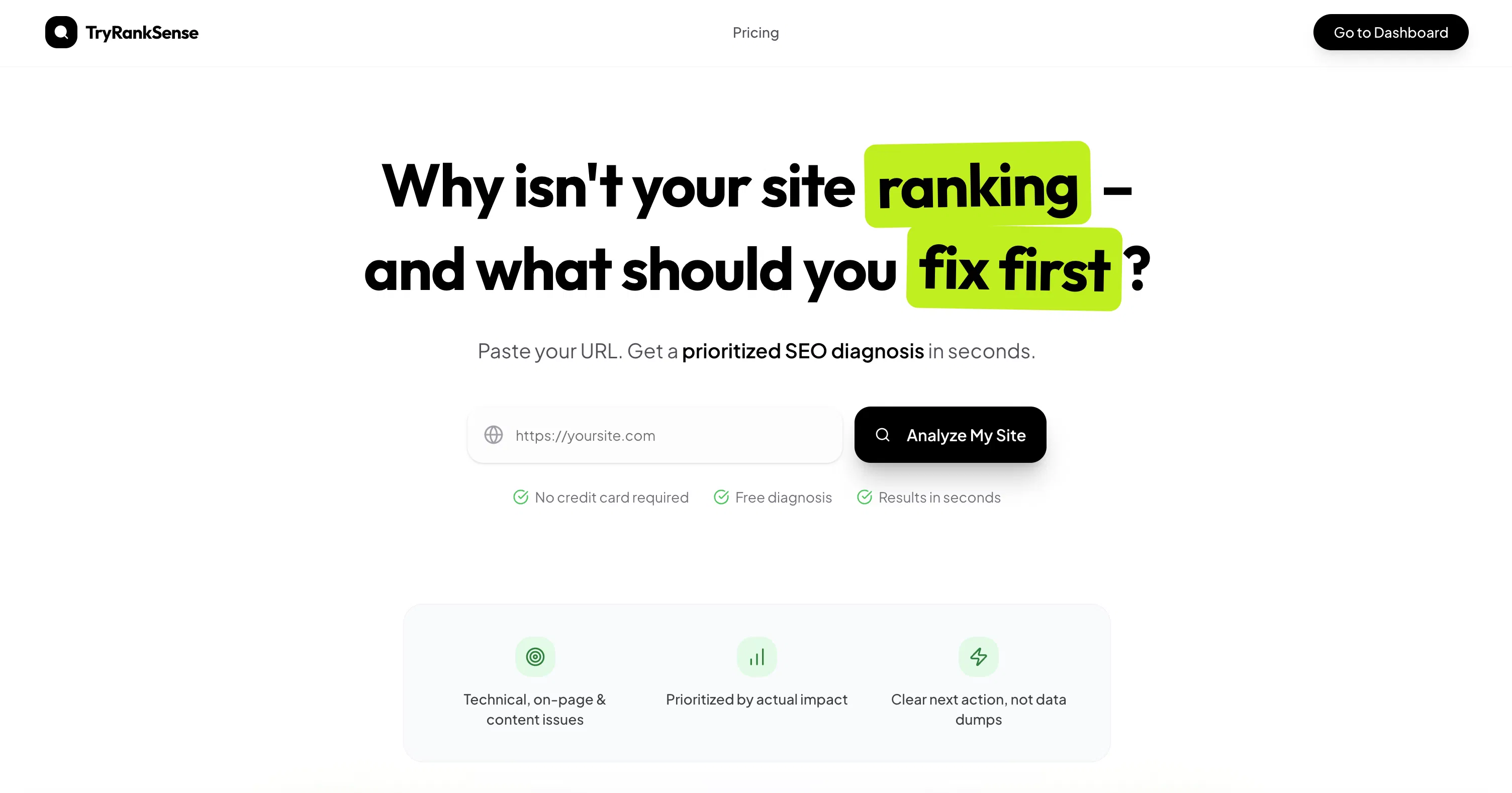 TryRankSense screenshot