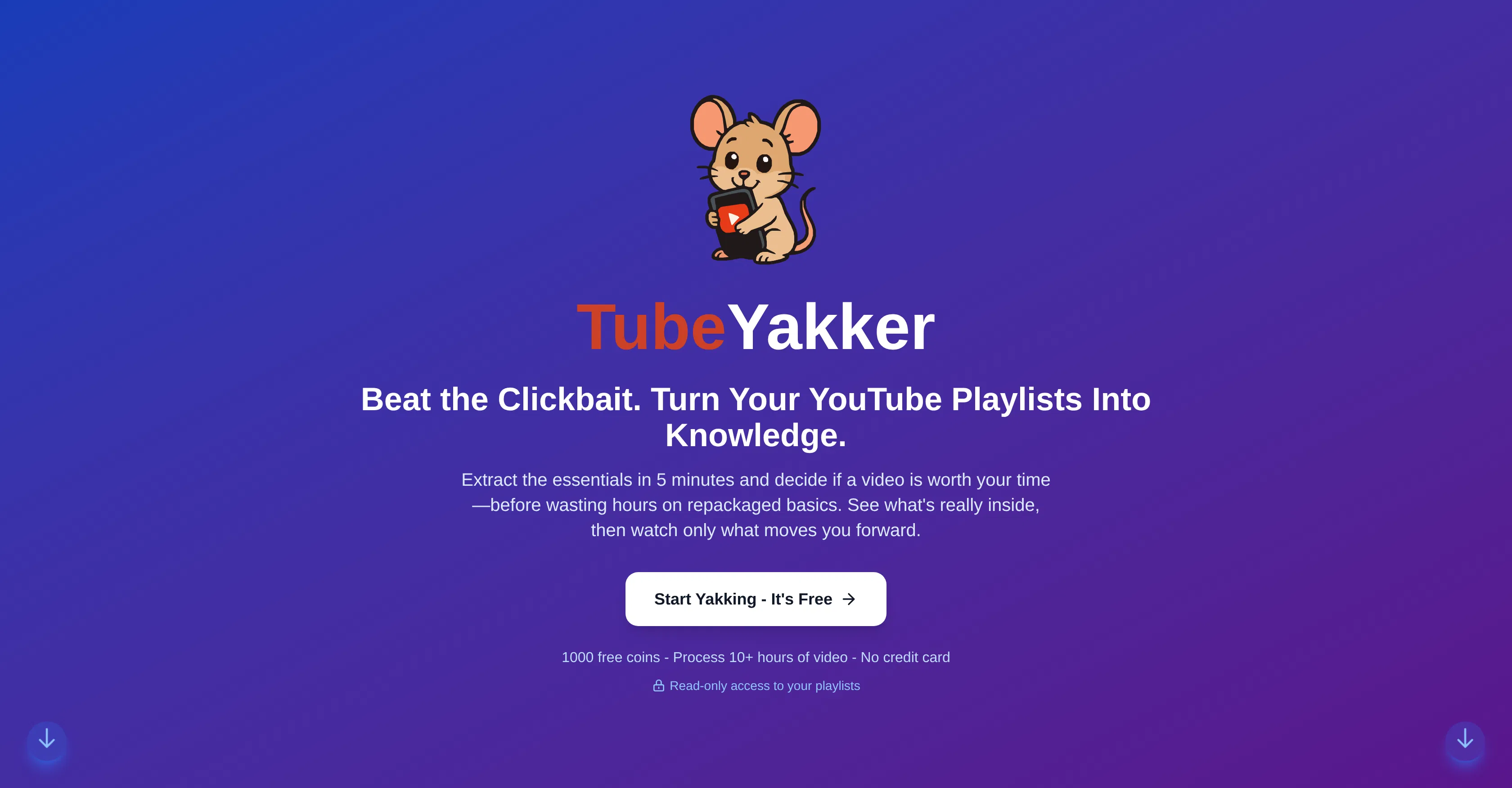 TubeYakker screenshot