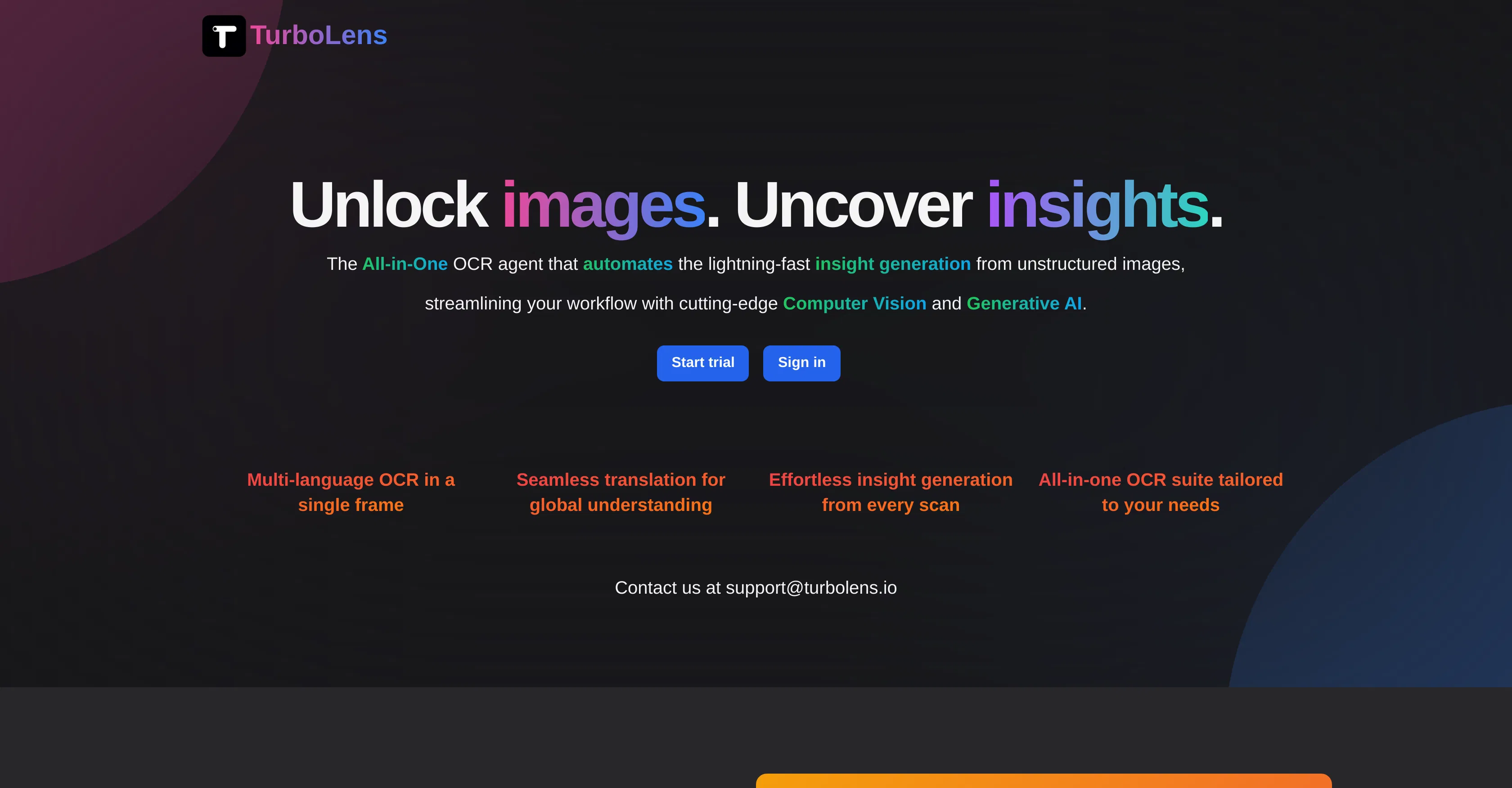 TurboLens screenshot