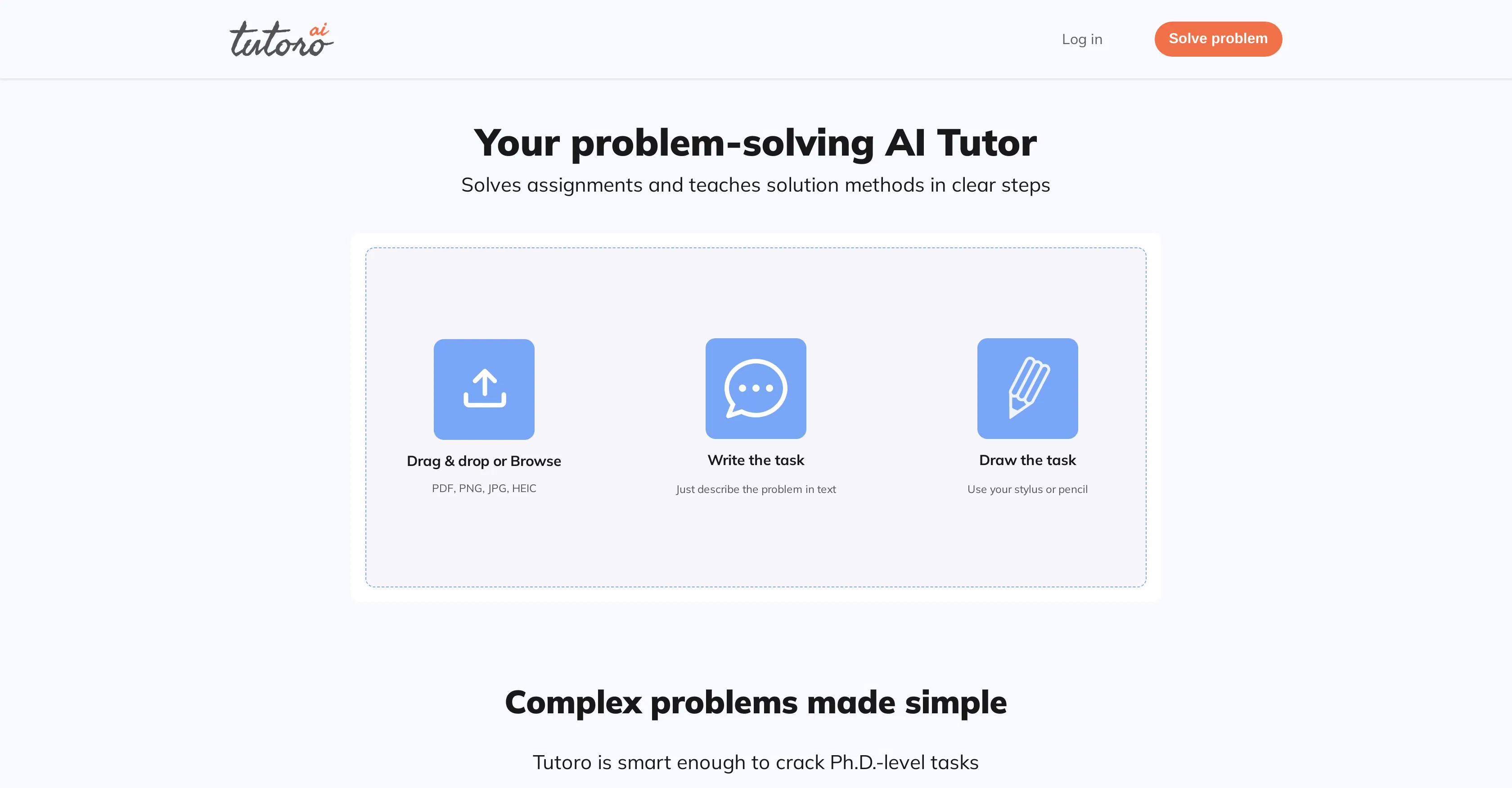 Tutoro screenshot