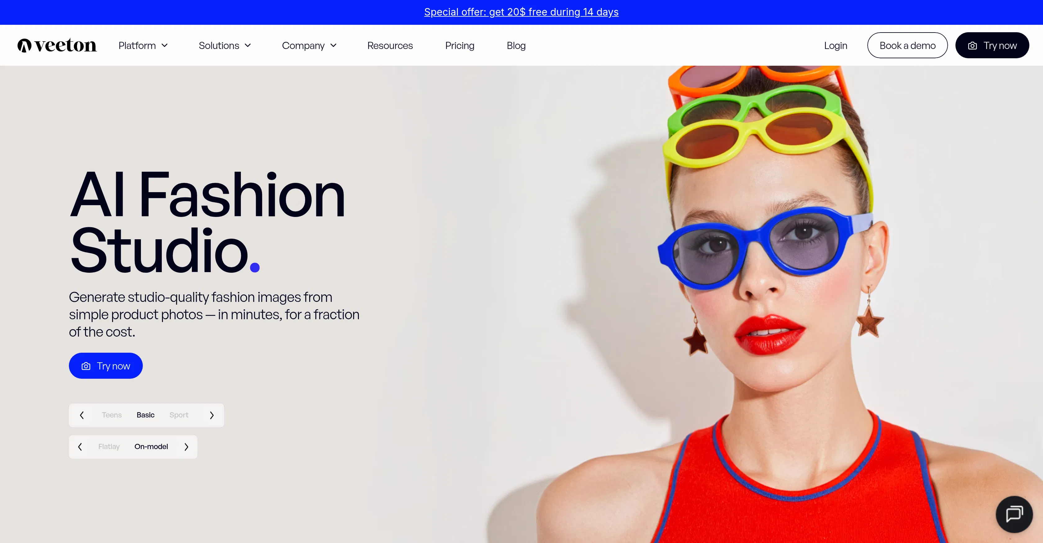 Veeton - AI Fashion Studio screenshot