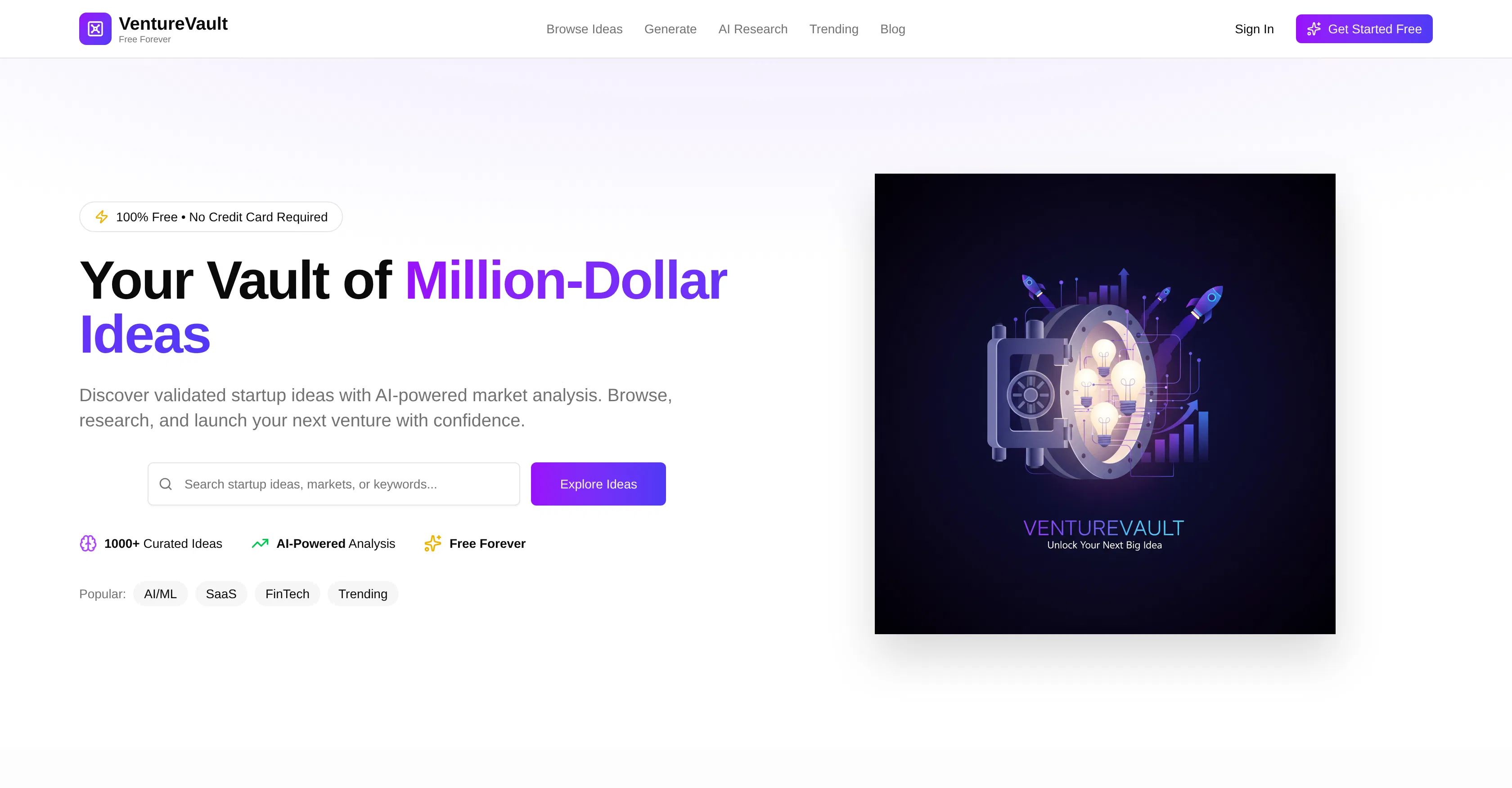 VentureVault screenshot