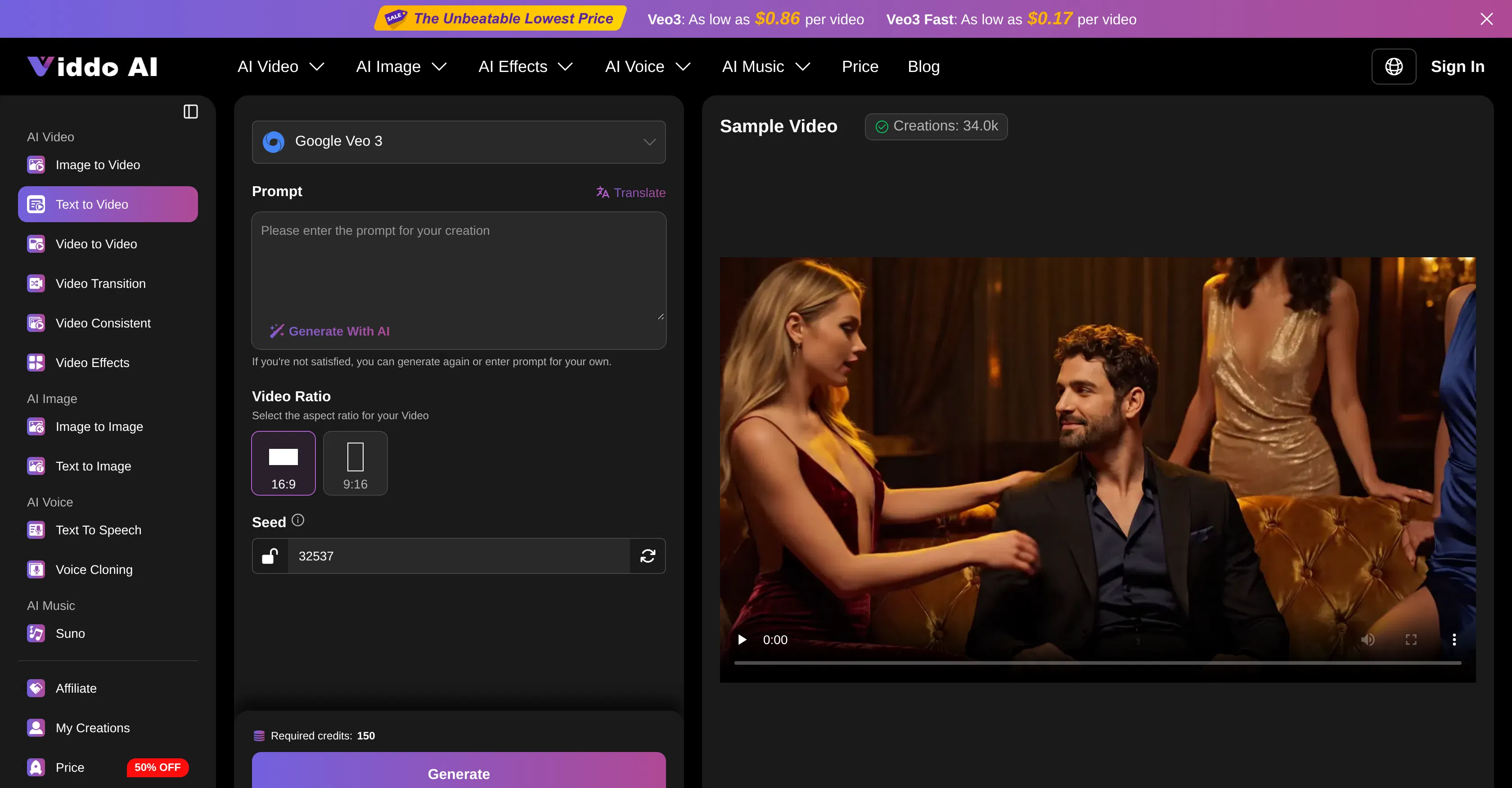 Viddo AI - AI Video Generator screenshot