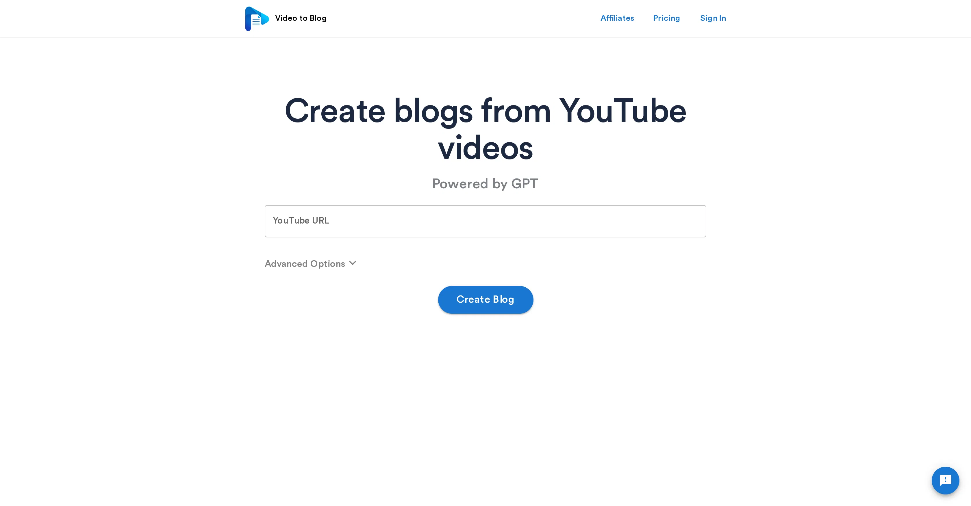 Video To Blog screenshot