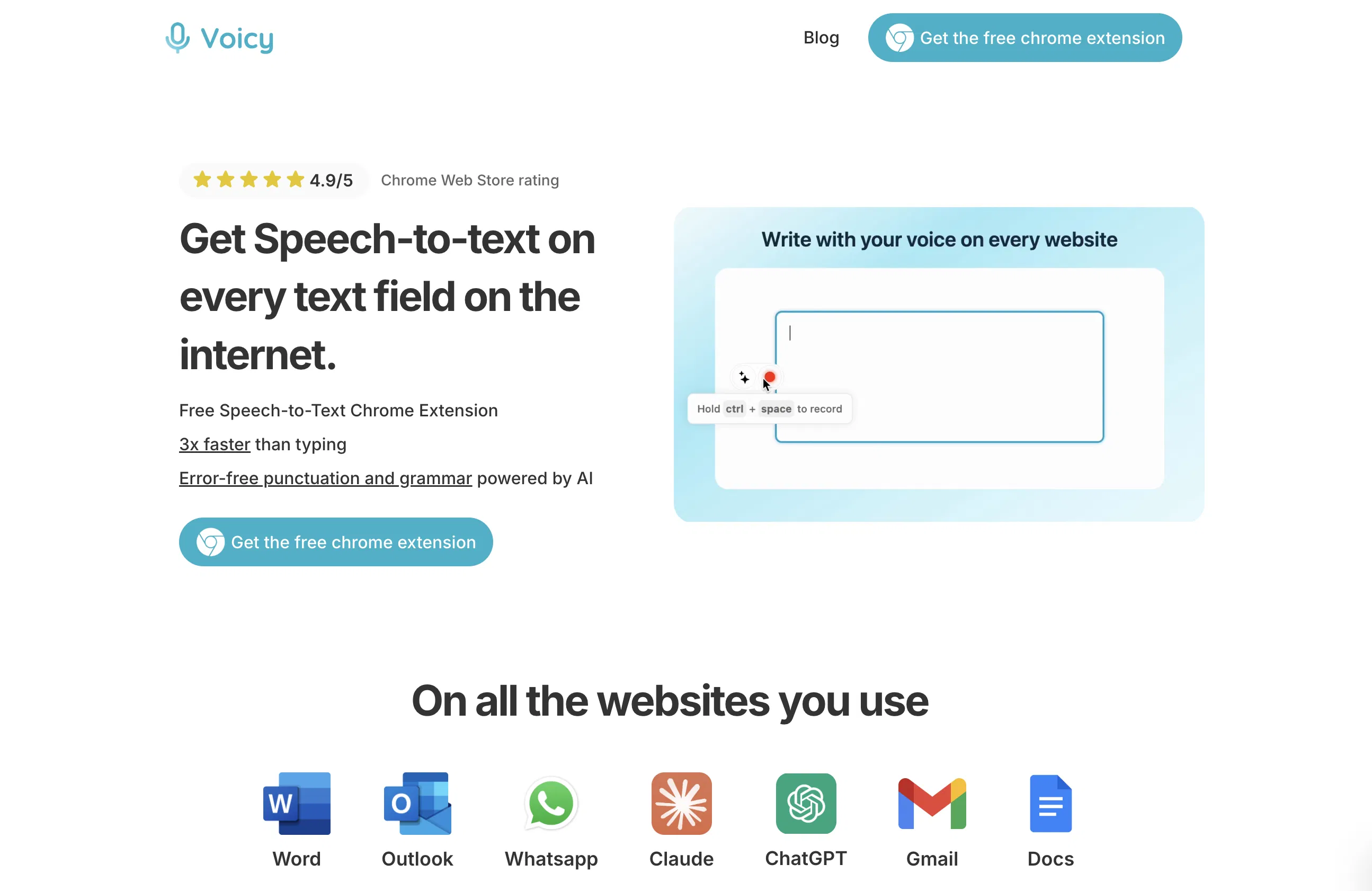 Voicy Speech to Text screenshot
