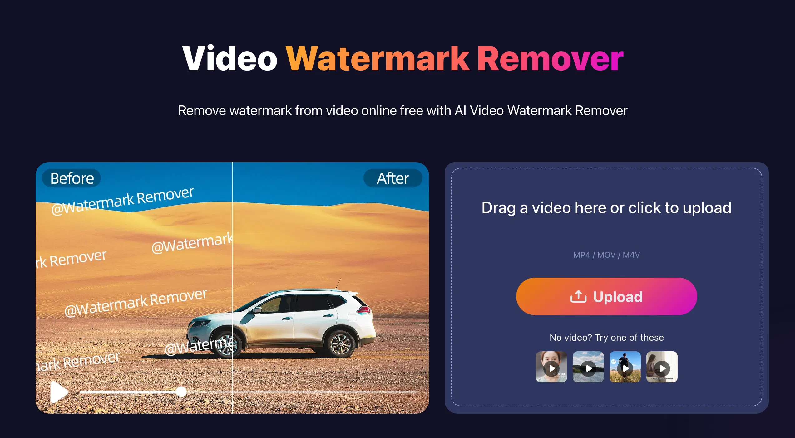Watermark removal - MarkGone screenshot
