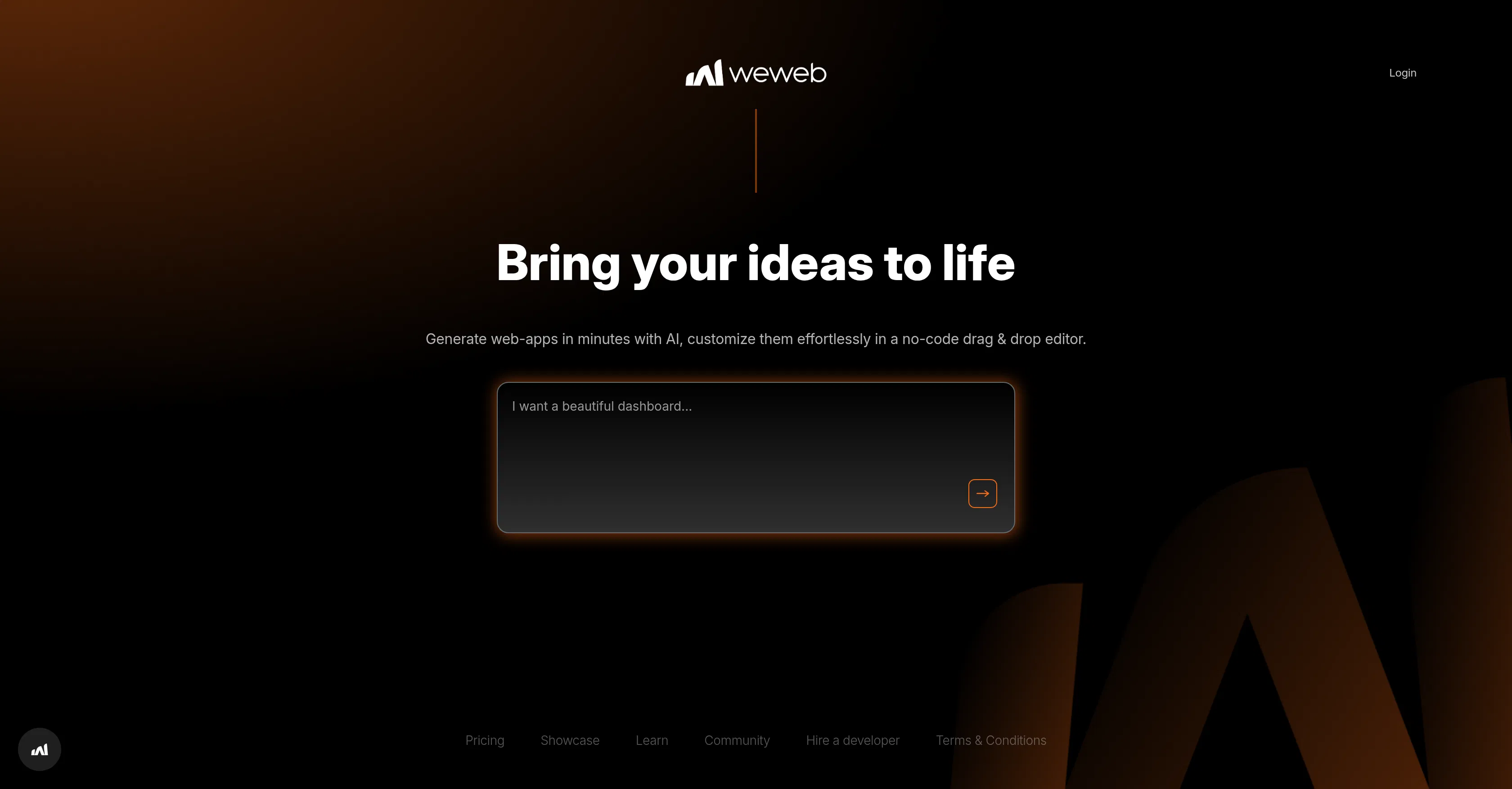 WeWeb screenshot