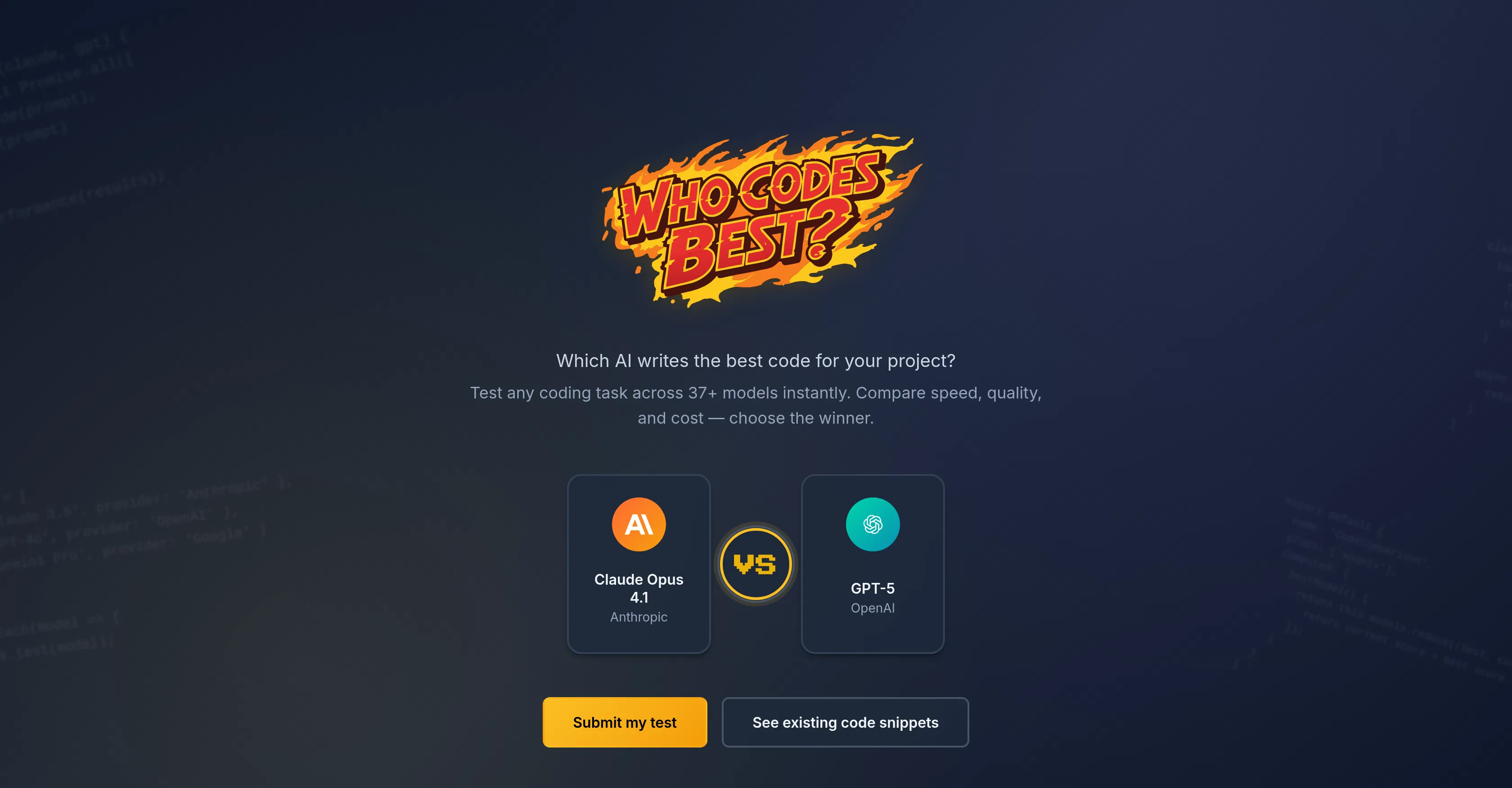 Who Codes Best? screenshot