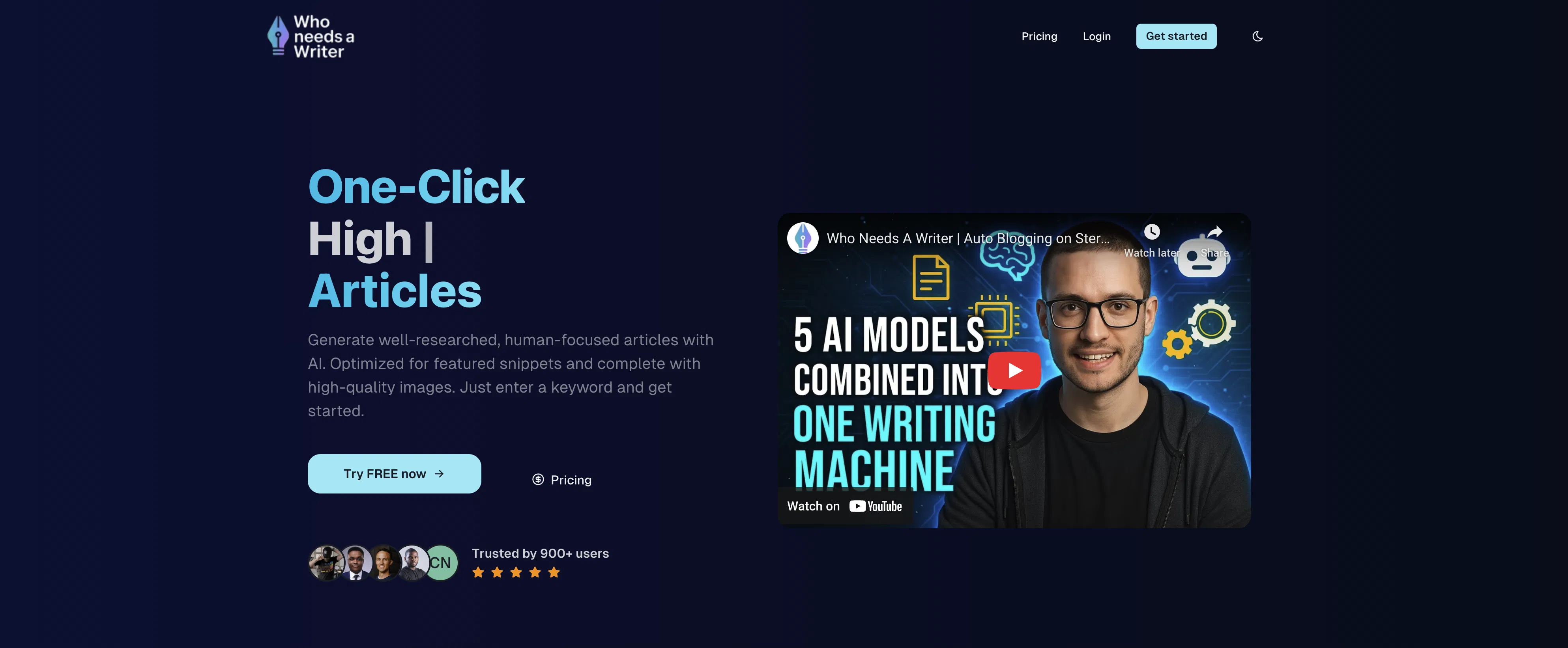 Who Needs a Writer screenshot