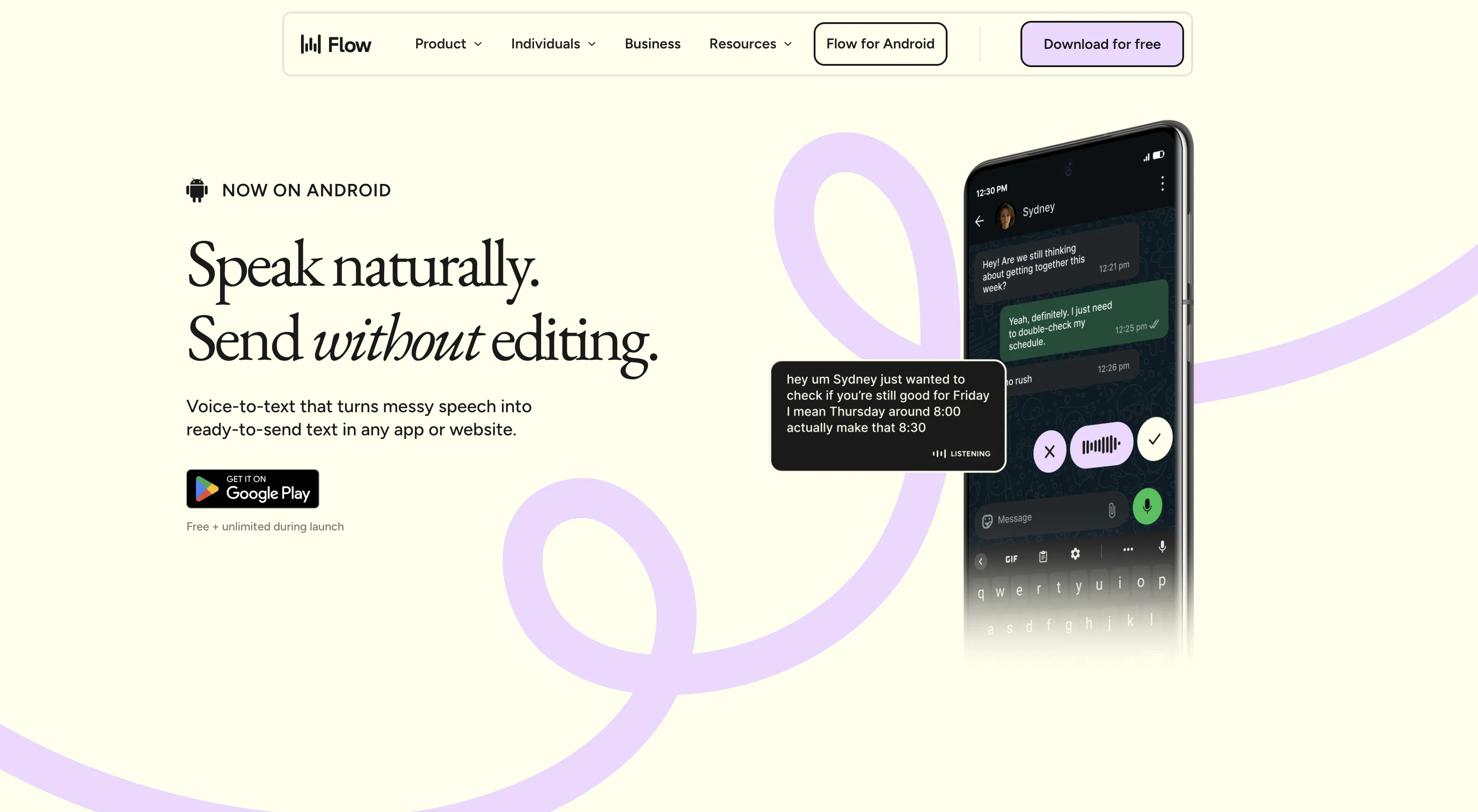 Wispr Flow screenshot