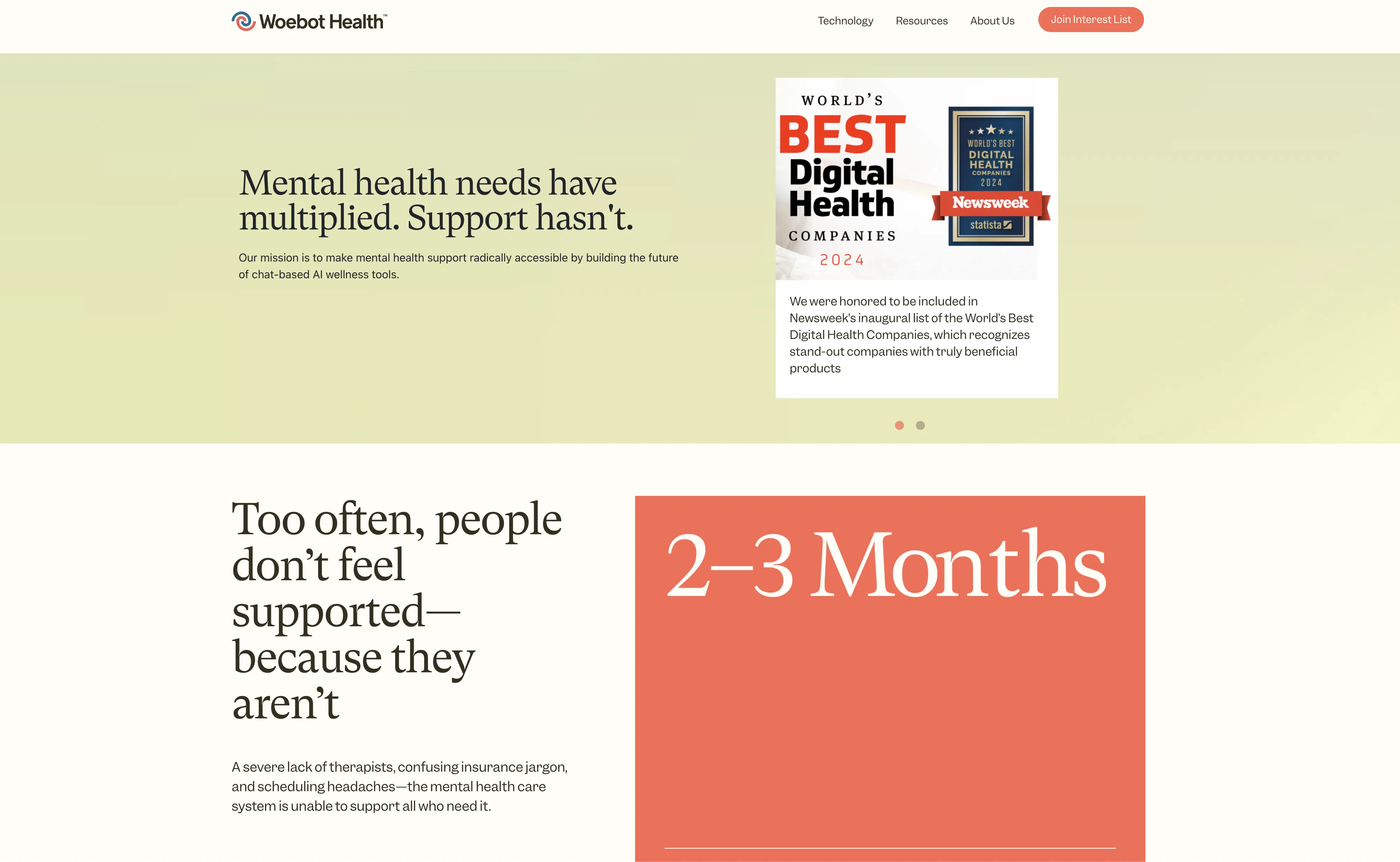 Woebot Health screenshot