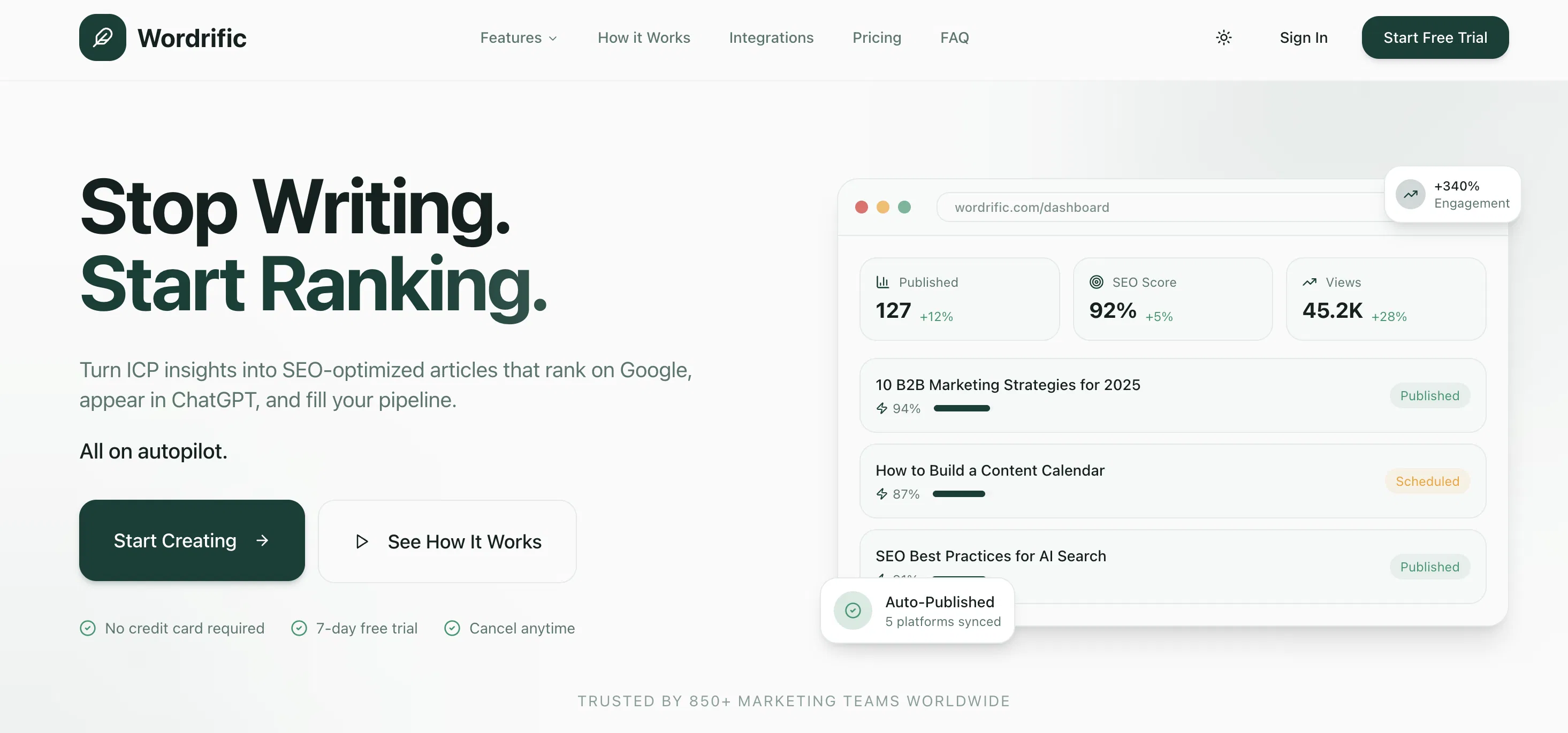 Wordrific screenshot