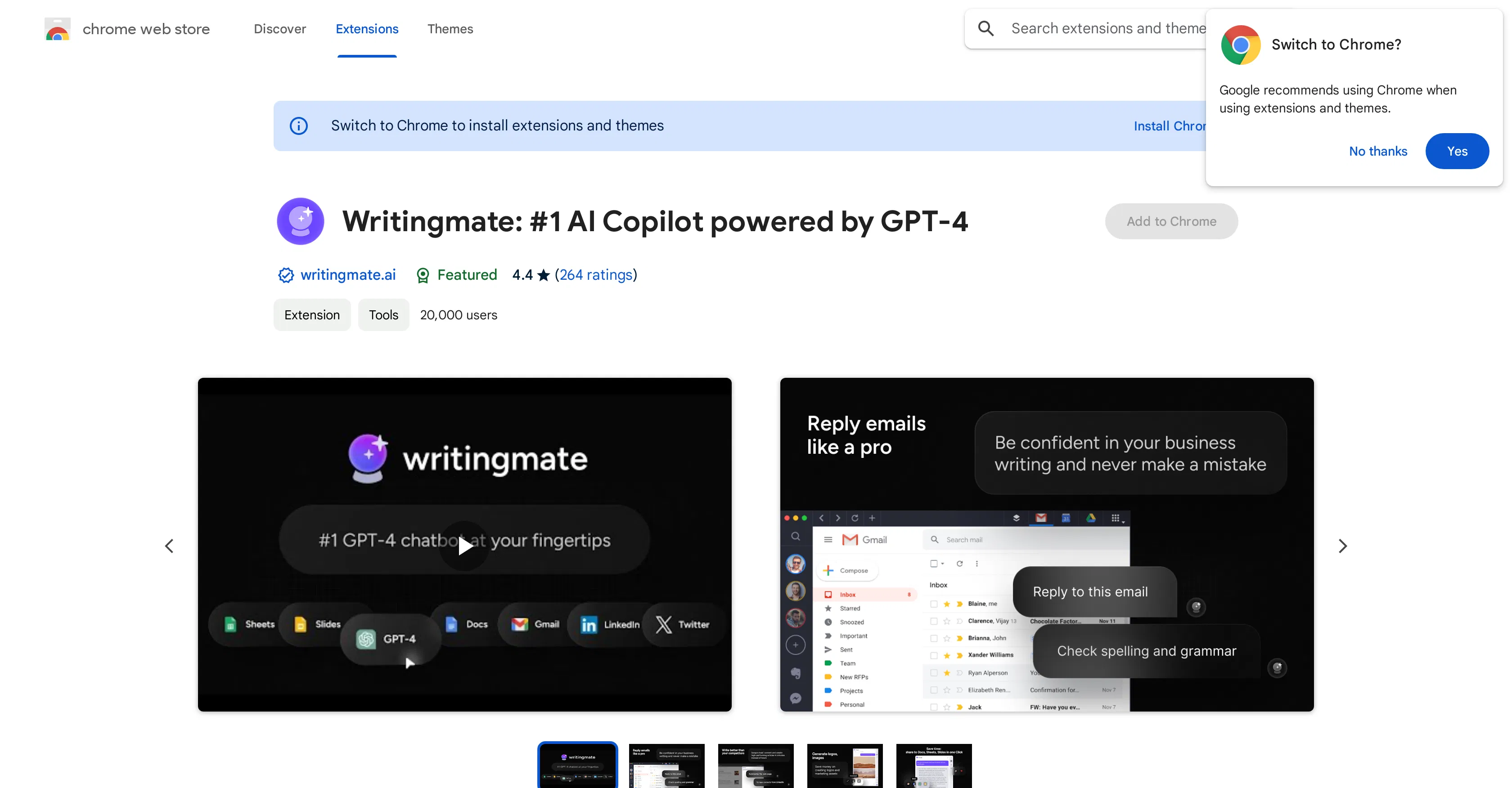 WritingMate screenshot